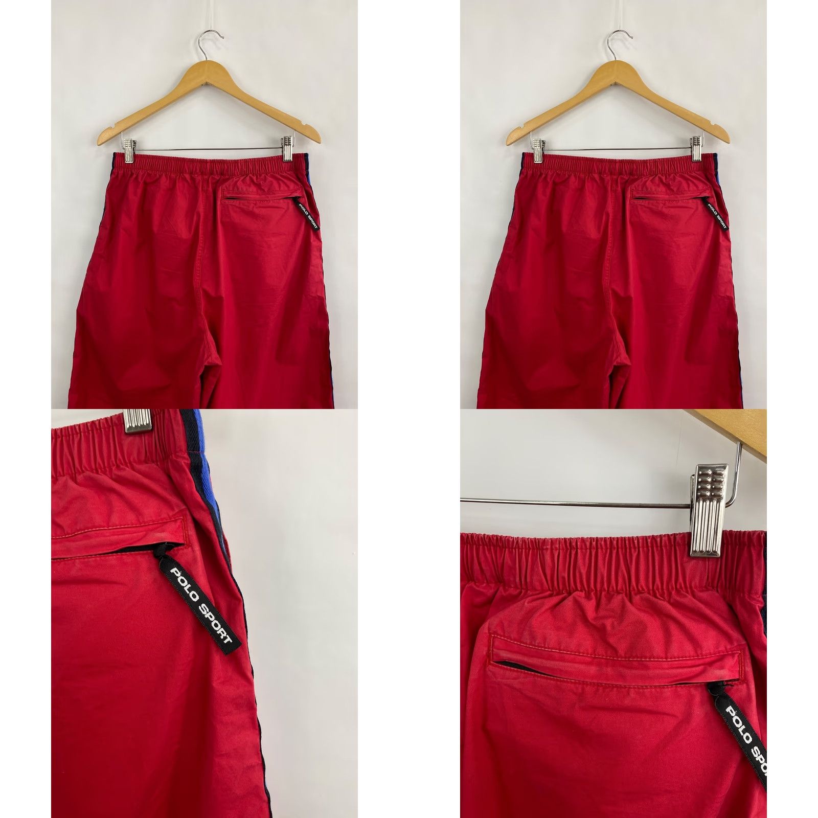 Polo Ralph Lauren VINTAGE Polo Ralph Lauren Pants Men L Red 90s Polo Sport Retro Hype Size US L / EU 52-54 / 3 - 9 Thumbnail