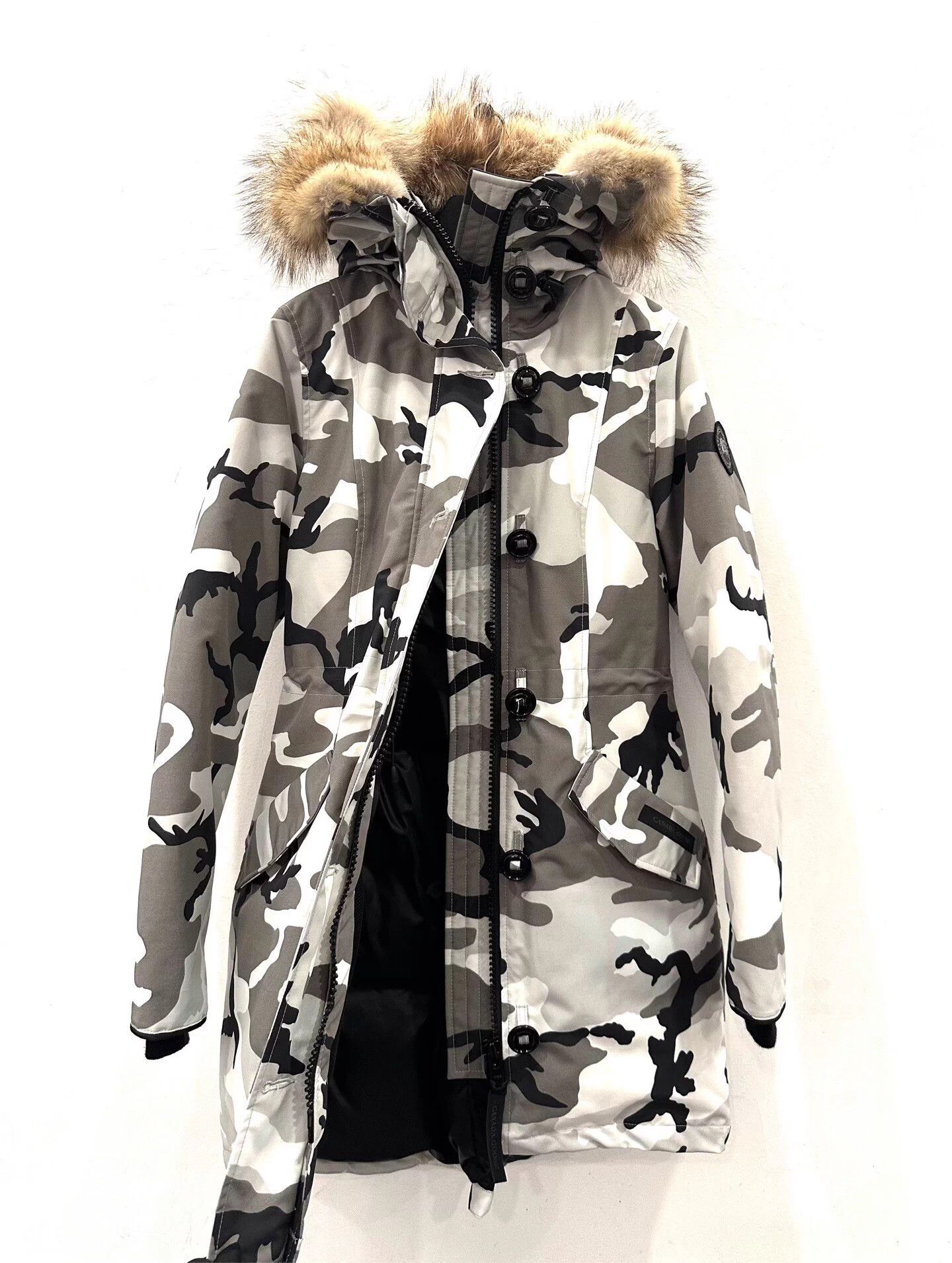 Canada Goose Canada Goose Rossclair women's gray/white camo parka XS Size XS / US 0-2 / IT 36-38 - 3 Thumbnail