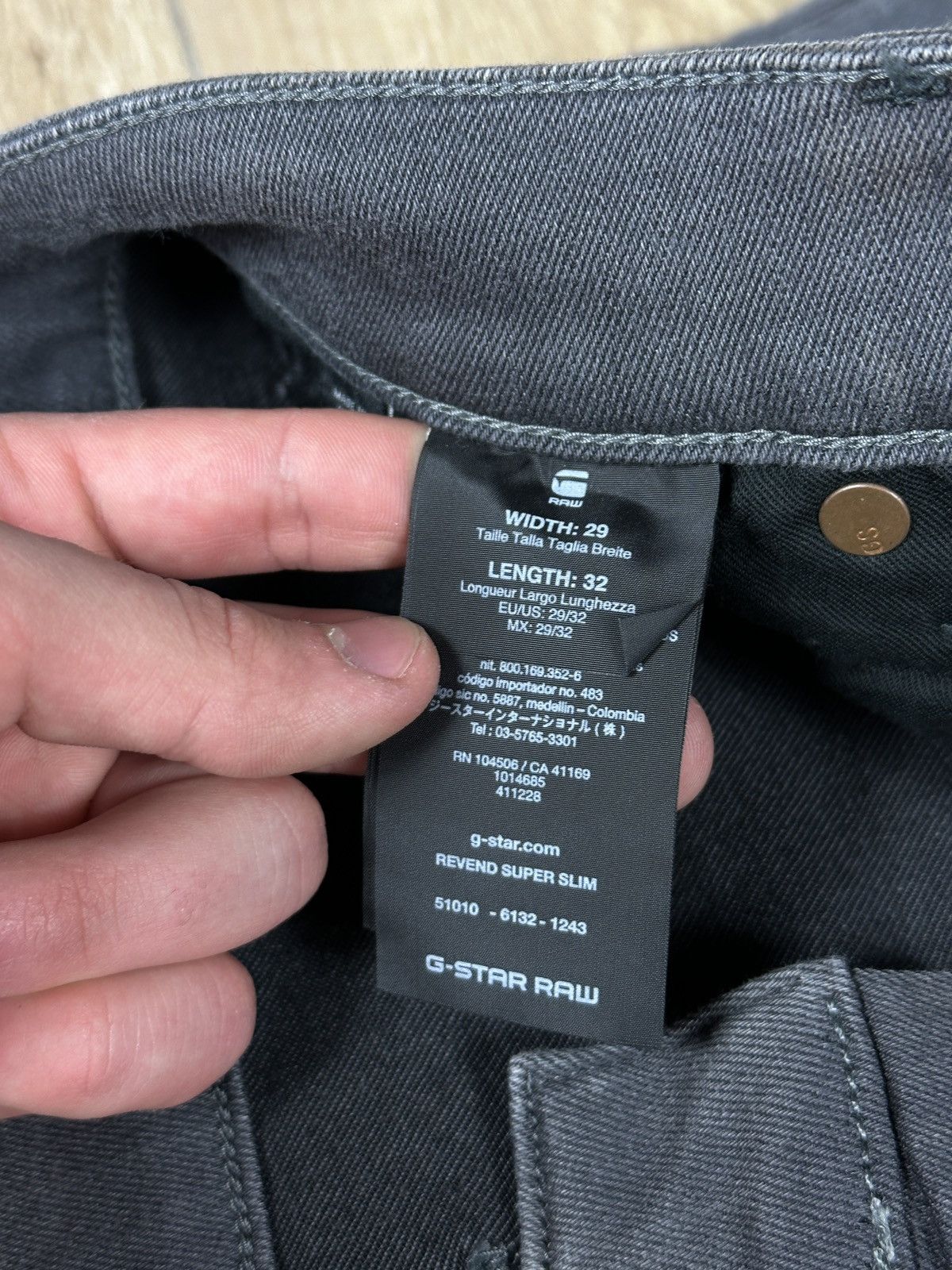 G-Star NEW🏷️ G-Star Raw Revend Super Slim Denim Jeans Size US 29 - 8 Thumbnail