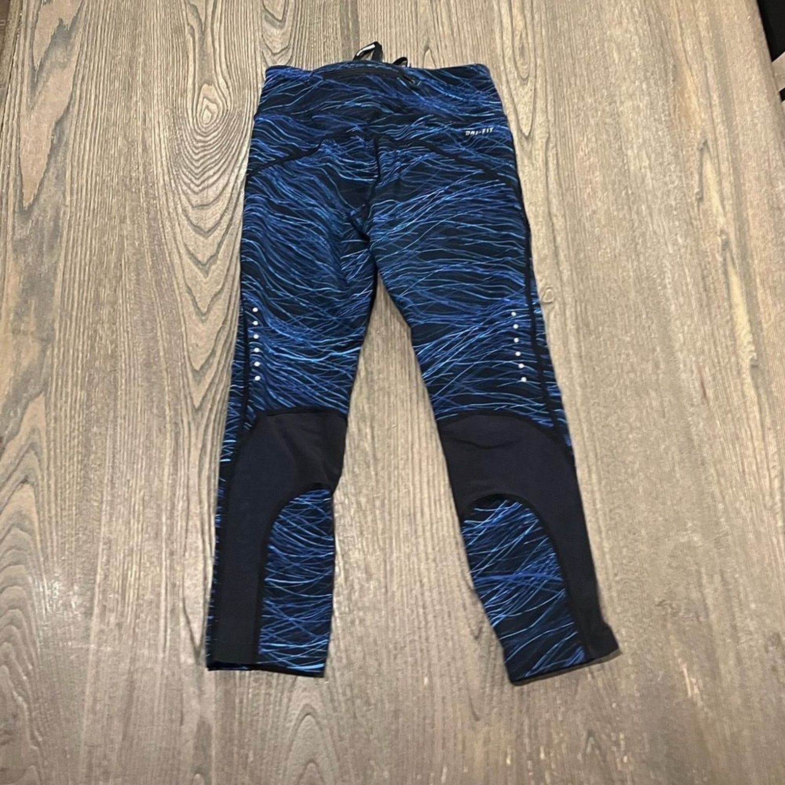 Nike Nike Power Epic Lux Cropped Leggings Blue Print Size XS Size 24" / US 00 / IT 34 - 5 Thumbnail