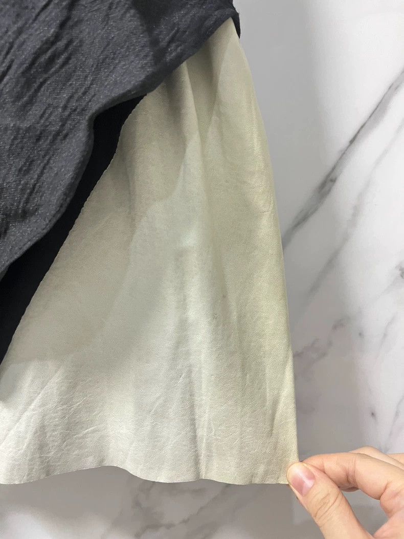 Helmut Lang HELMUT LANG size4 Flax blended leather vest dress Size M / US 6-8 / IT 42-44 - 7 Thumbnail