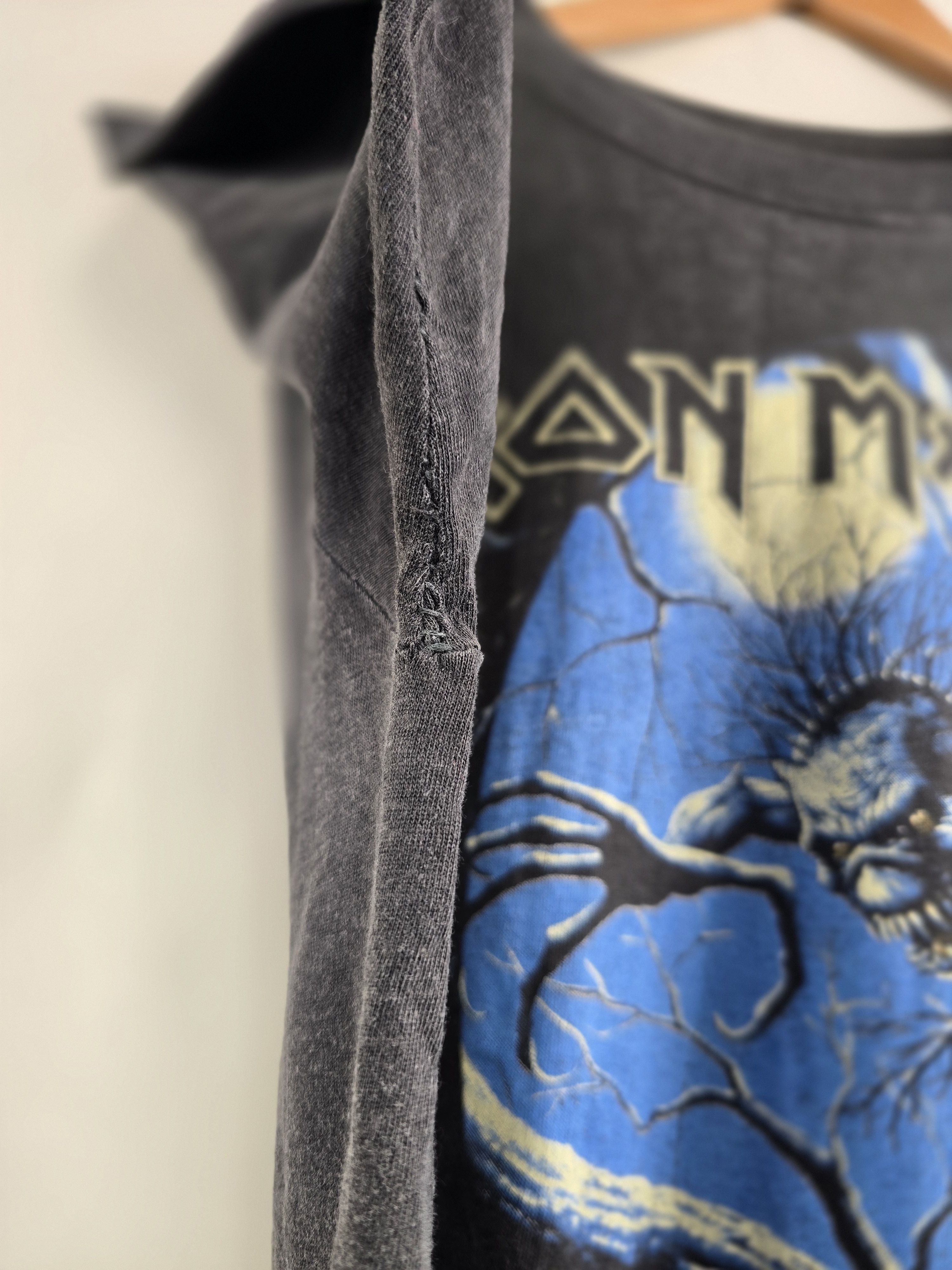 Band Tees × Iron Maiden × Vintage 1992 Iron Maiden Fear of the Dark XL 22.5" 30" Size US XL / EU 56 / 4 - 8 Thumbnail