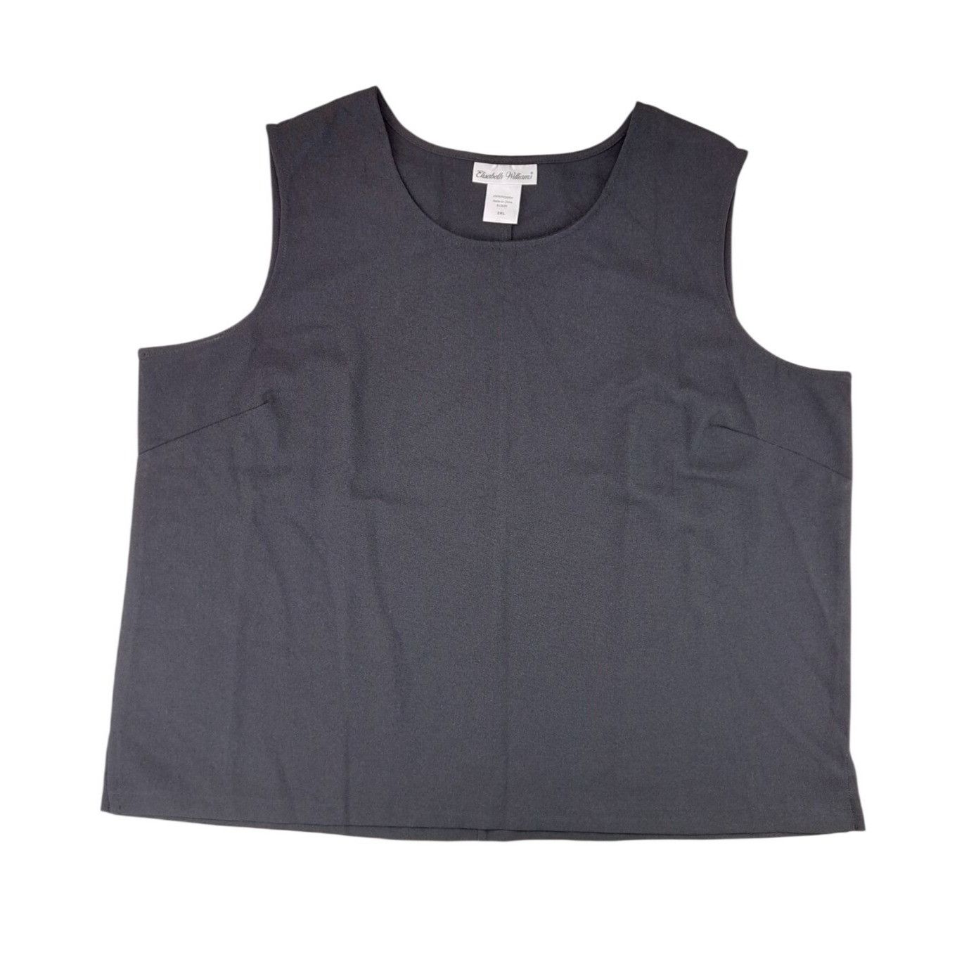 Other Elisabeth Williams Sleeveless Black Polyester Blouse 2XL Size XXL / US 16-18 / IT 52-54 - 1 Thumbnail