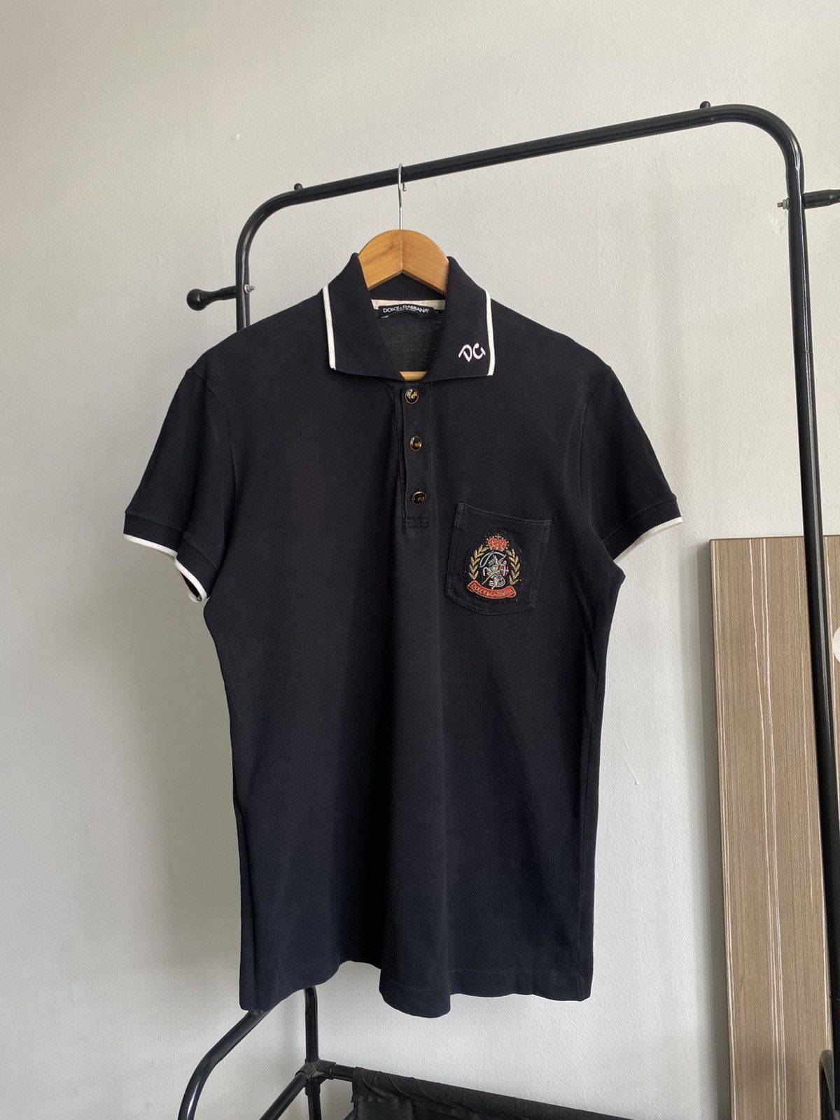 Dolce & Gabbana Vintage FADED Dolce & Gabbana Polo Shirt 🔥 Size US M / EU 48-50 / 2 - 3 Thumbnail