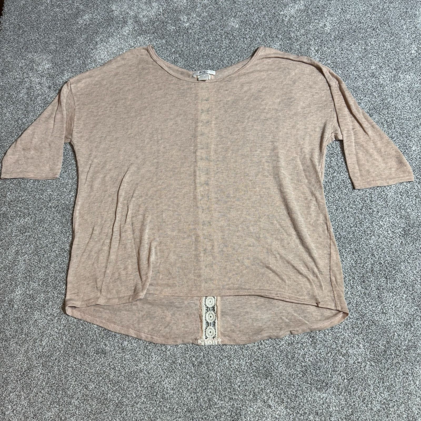 Other Boho Cottagecore Top Womens 2X Plus Floral Lace Romantic Size XXL / US 16-18 / IT 52-54 - 1 Thumbnail