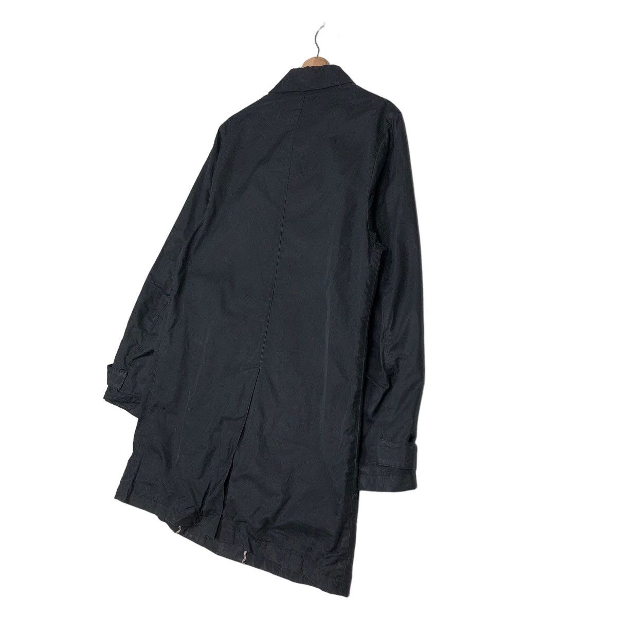 Burberry 🔥Rich Black Vintage Burberry Black Label Long Jacket Size US L / EU 52-54 / 3 - 9 Thumbnail