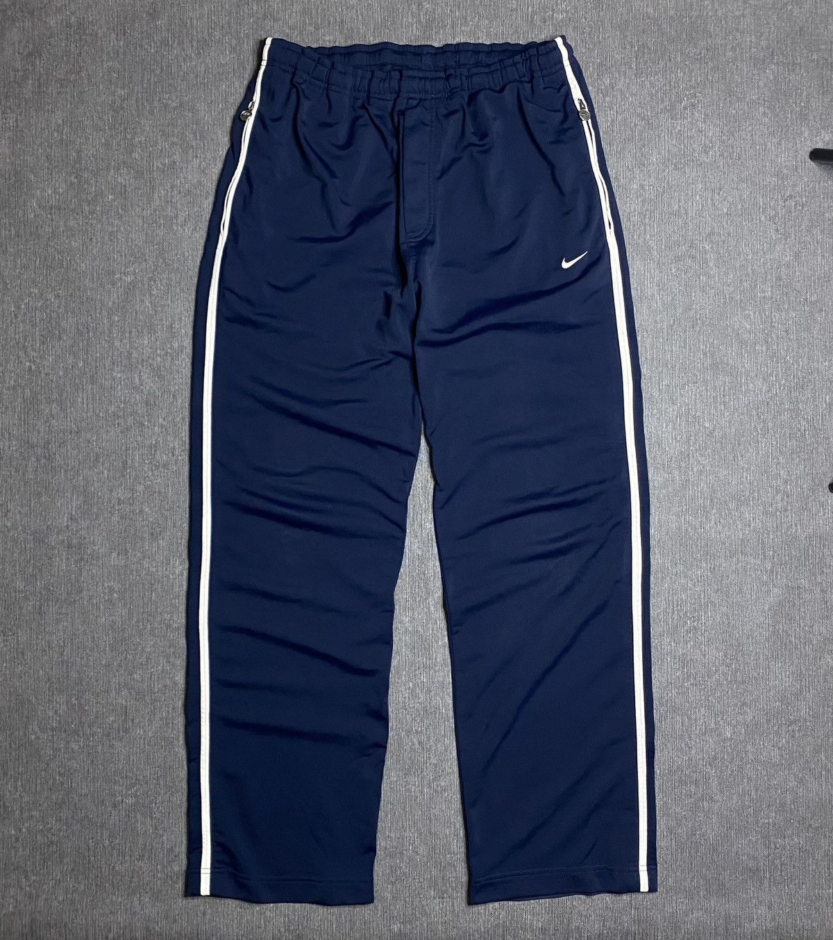 Nike × Vintage Y2K Vintage Nike track Pants stripe Size US 32 / EU 48 - 1 Thumbnail