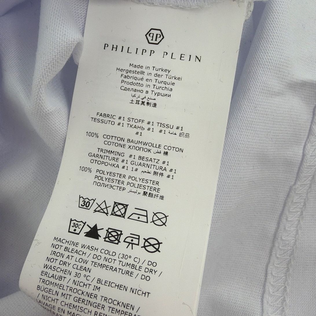Philipp Plein Philipp Plein Worldwide Puffy Crest Round Neck T-shirt XXL Size US XXL / EU 58 / 5 - 10 Thumbnail