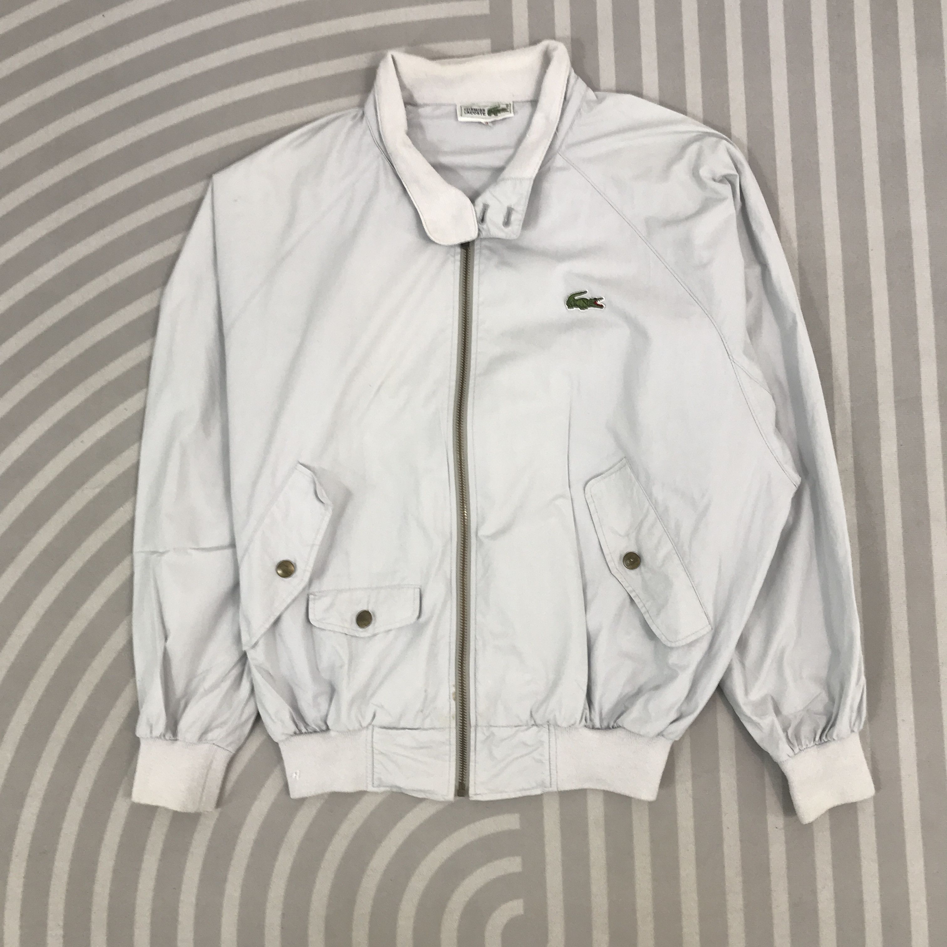 Vintage Lacoste zipper light blue Jacket