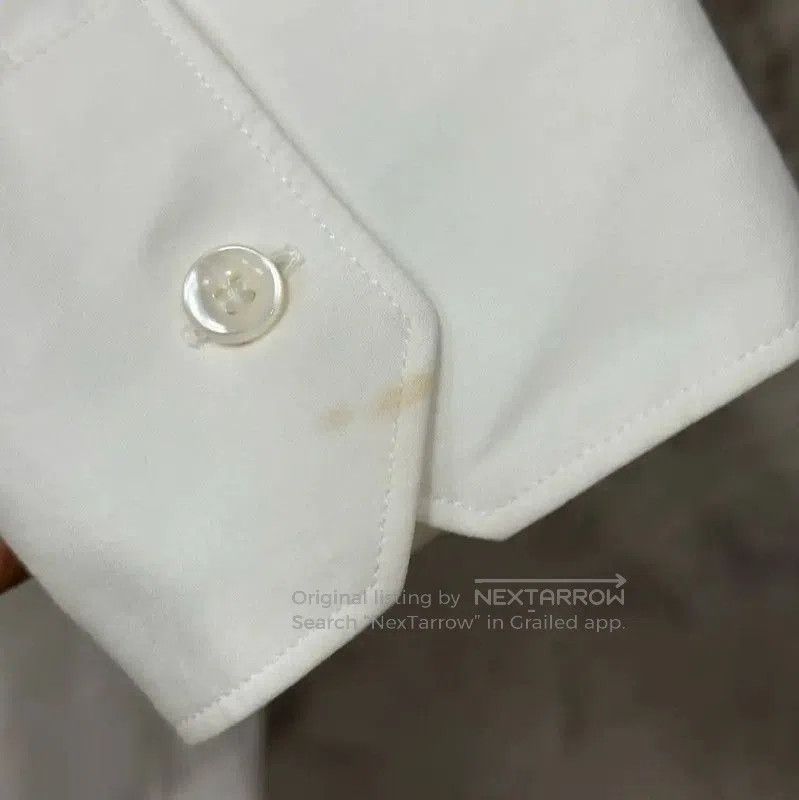 Valentino Valentino Long Sleeve White Cotton Shirt . Size US M / EU 48-50 / 2 - 5 Thumbnail
