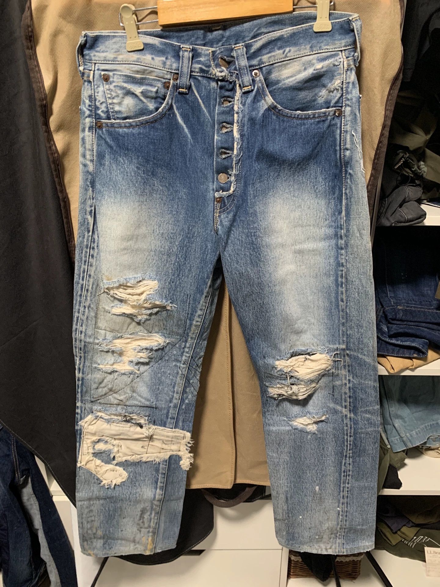 LVC classic distressed high-end jeans lvc Size US 28 / EU 44 - 1 Thumbnail