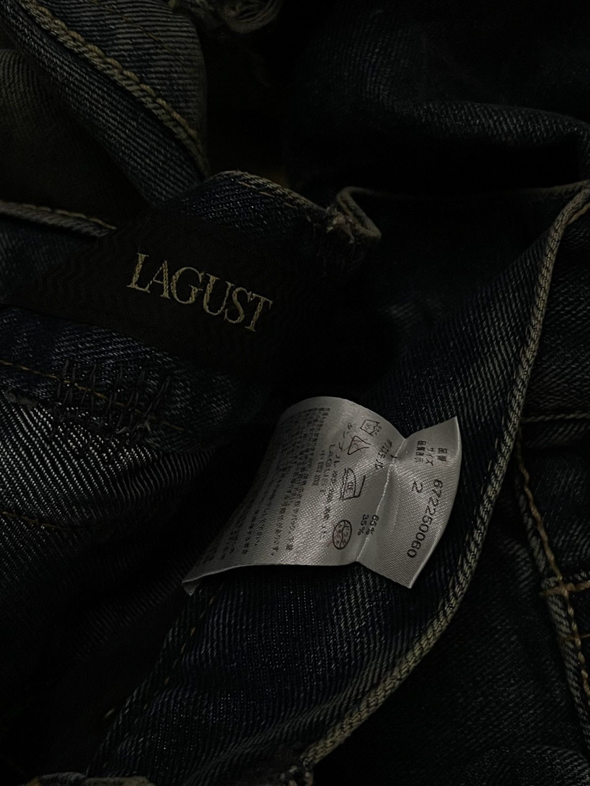 GOSTAR DE FUGA VINTAGE LAGUST SCAB 90S JAPAN DESIGNER RIPPED ROCKSTAR DENIM Size US 30 / EU 46 - 17 Thumbnail