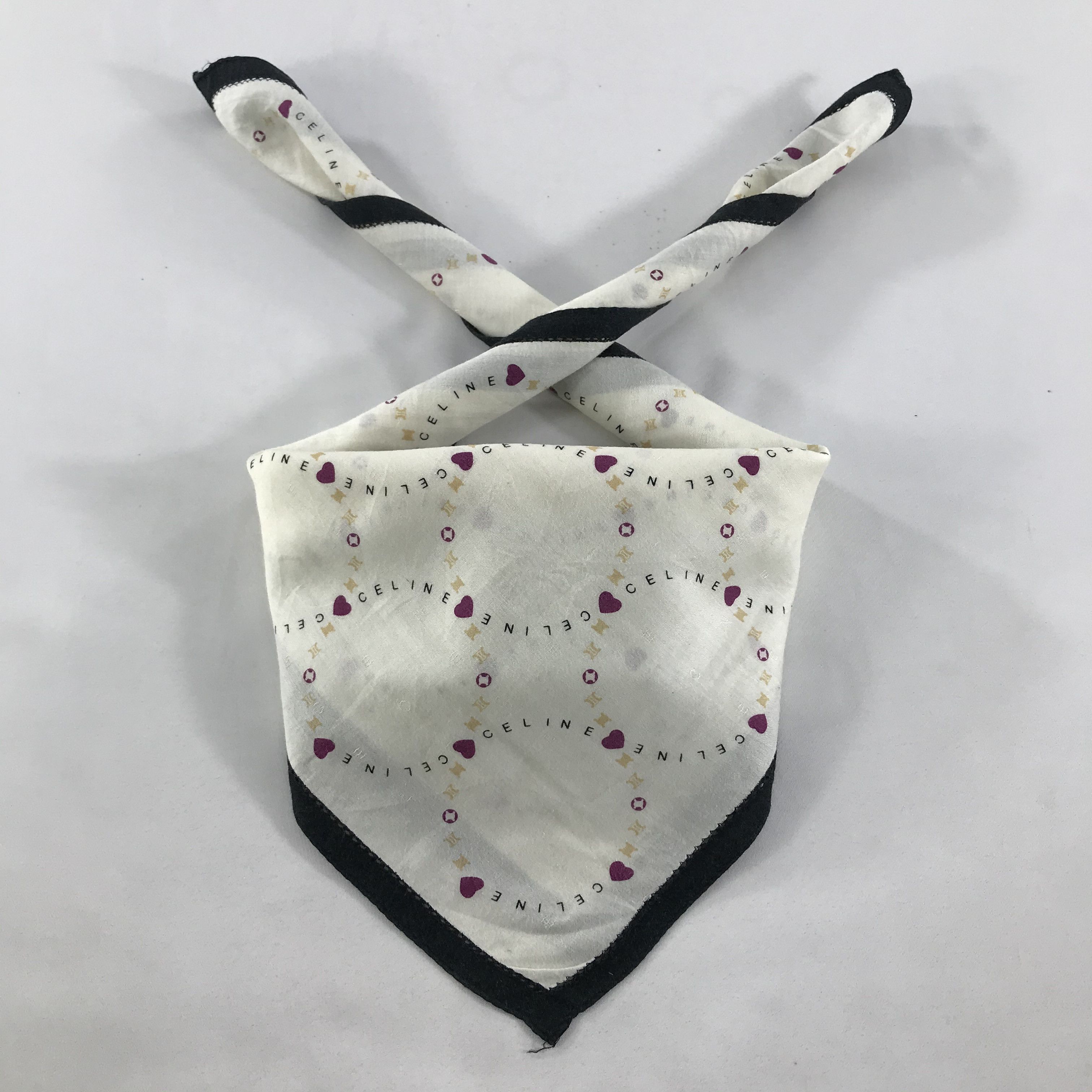 Celine × Vintage Celine Bandana / Handkerchief / Neckerchief - S1242 Size ONE SIZE - 3 Thumbnail