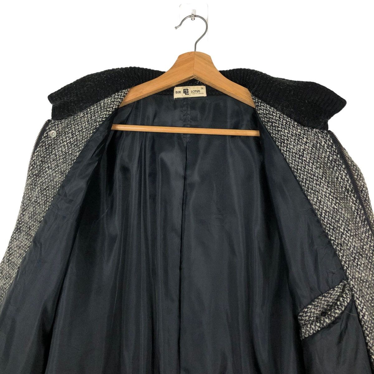 Japanese Brand 🔥VINTAGE WOOL BOMBER JACKET LOTUS TOKYO JAPAN ISSEY MIYAKE Size US L / EU 52-54 / 3 - 14 Thumbnail