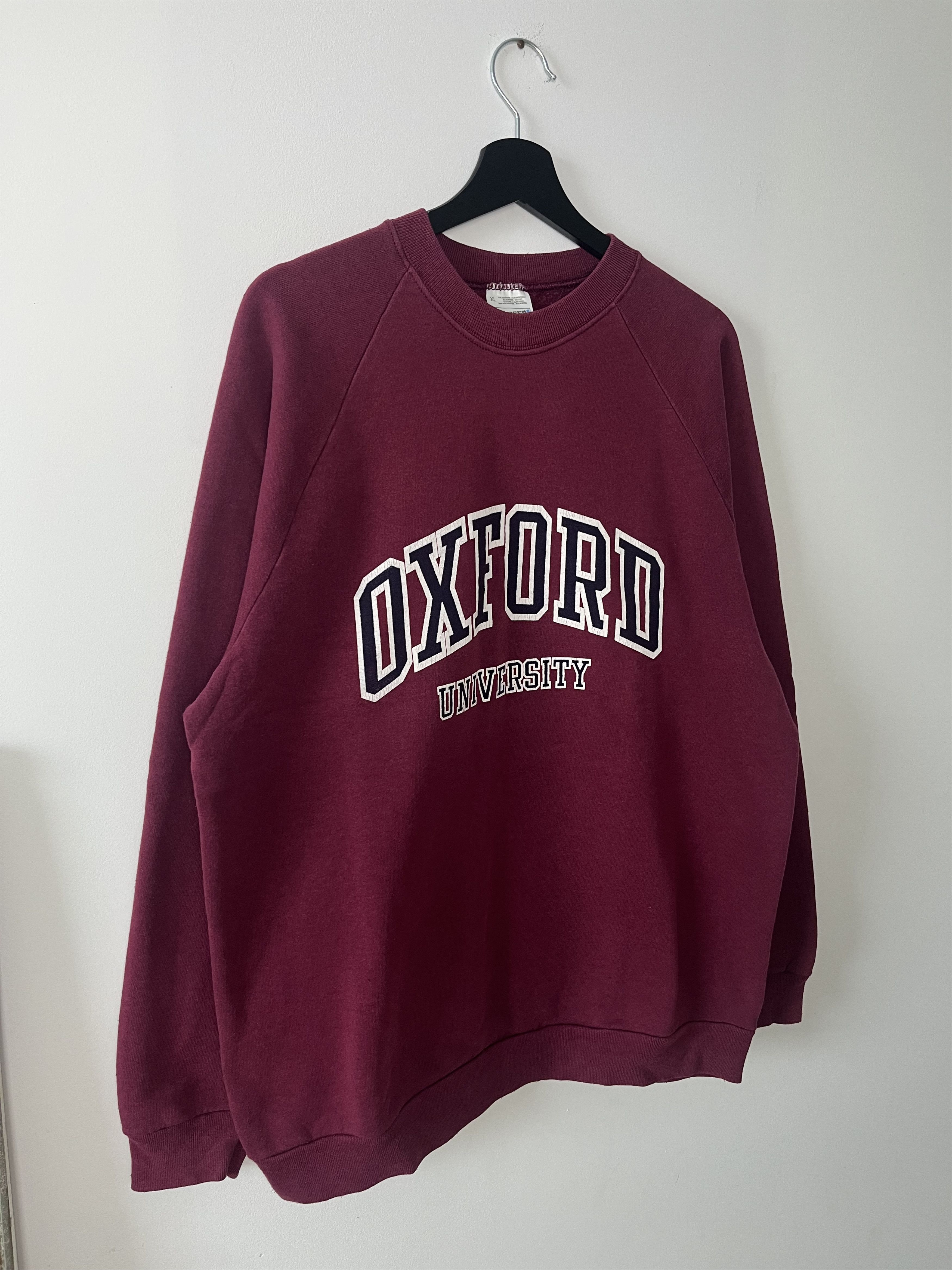 Vintage Vintage Oxford University Sweatshirt Mens XL Crewneck Sleeve Size US XL / EU 56 / 4 - 3 Thumbnail