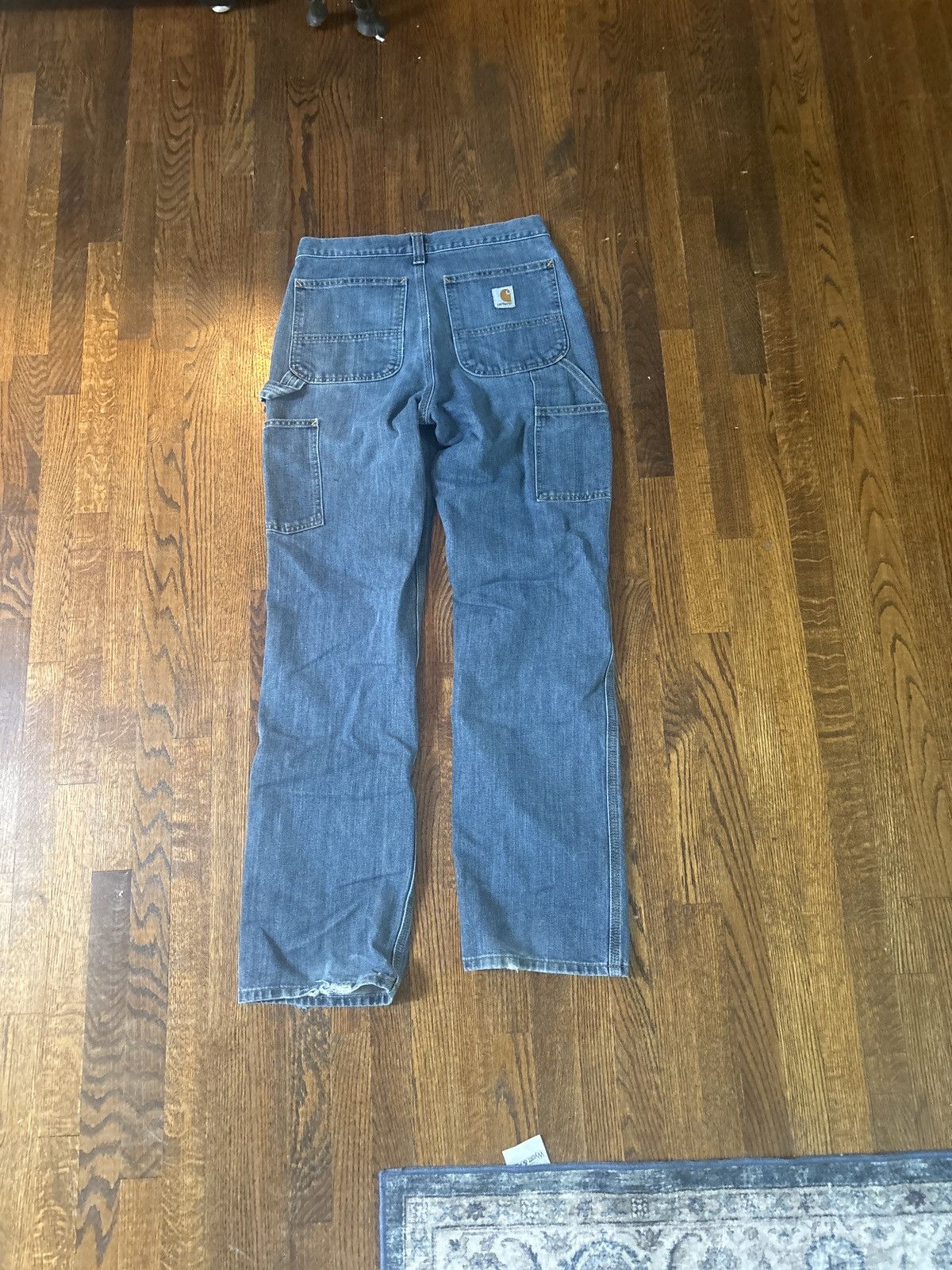 Carhartt × Japanese Brand × Vintage DISTRESSED CARHART DOUBLE KNEES Size US 32 / EU 48 - 1 Thumbnail
