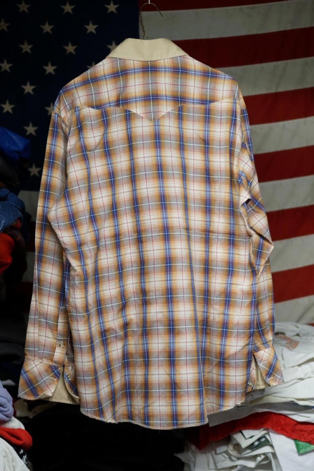 Unknown London Vintage Western Men's Long Sleeve Plaid Casual Shirt Size XL Size US XL / EU 56 / 4 - 2 Thumbnail