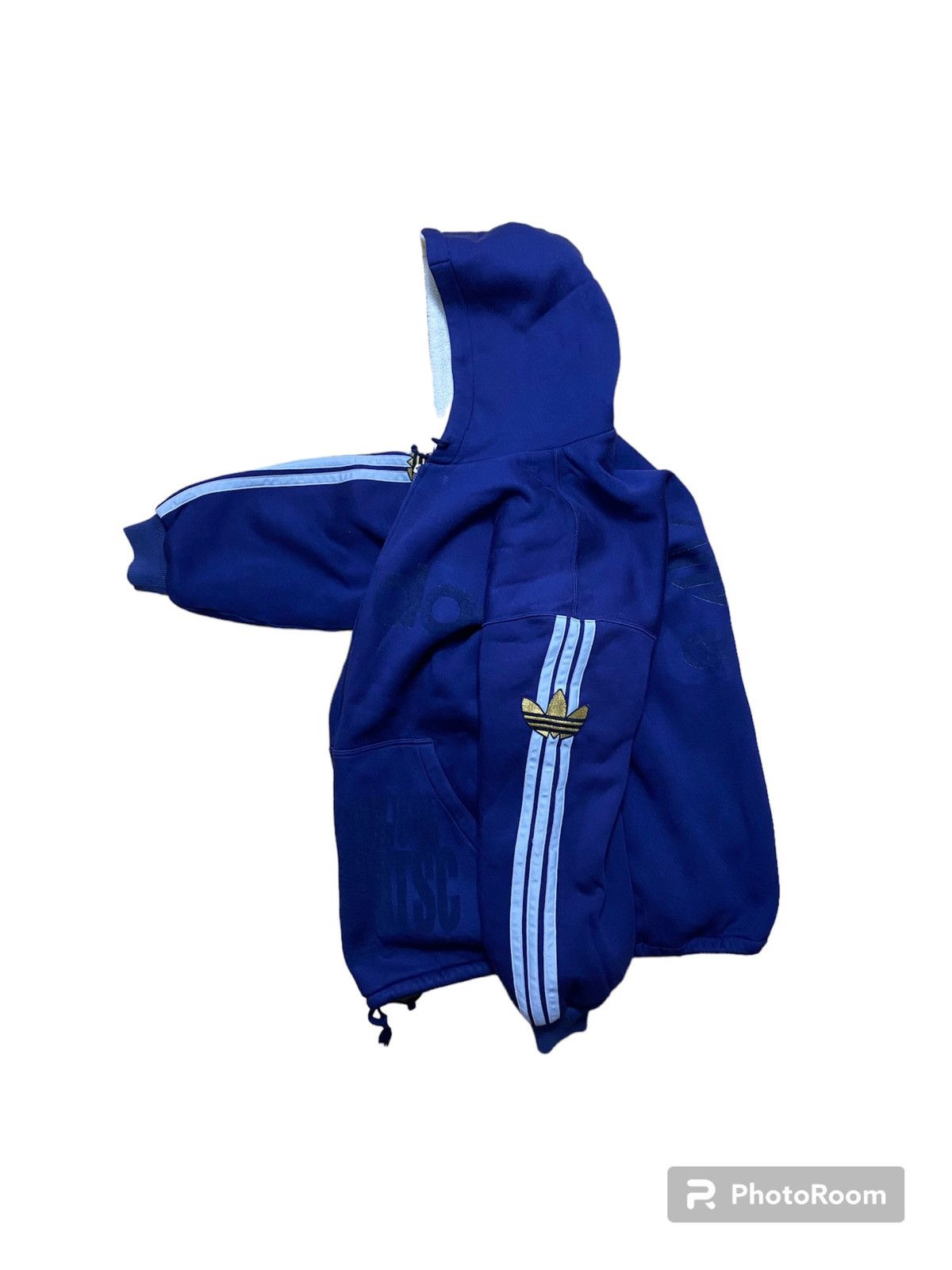 image of Japanese Vintage Adidas Tracksuit Jacket 70's 80's Hoodie in Navy, Men's (Size XL)