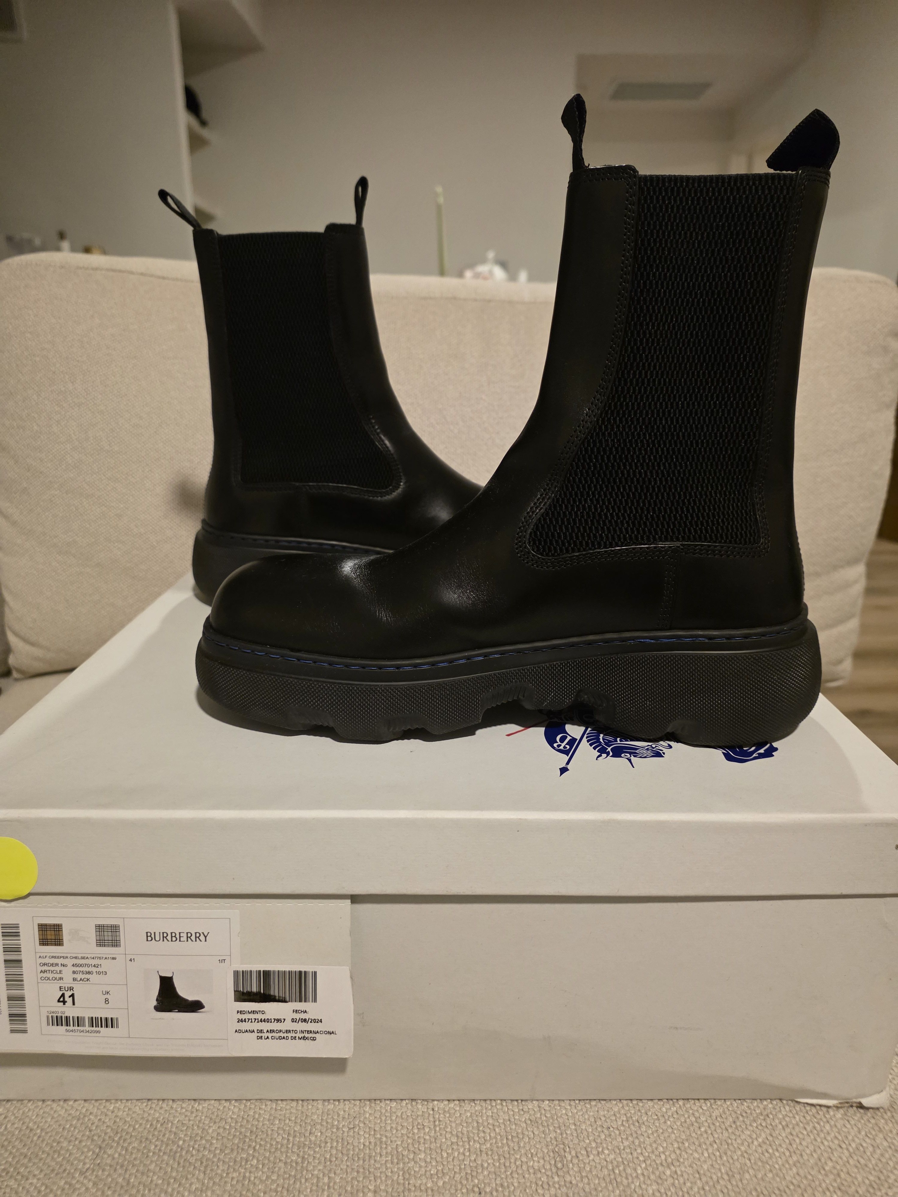 Burberry Burberry Creeper Chelsea Boots Size US 8 / EU 41 - 5 Thumbnail