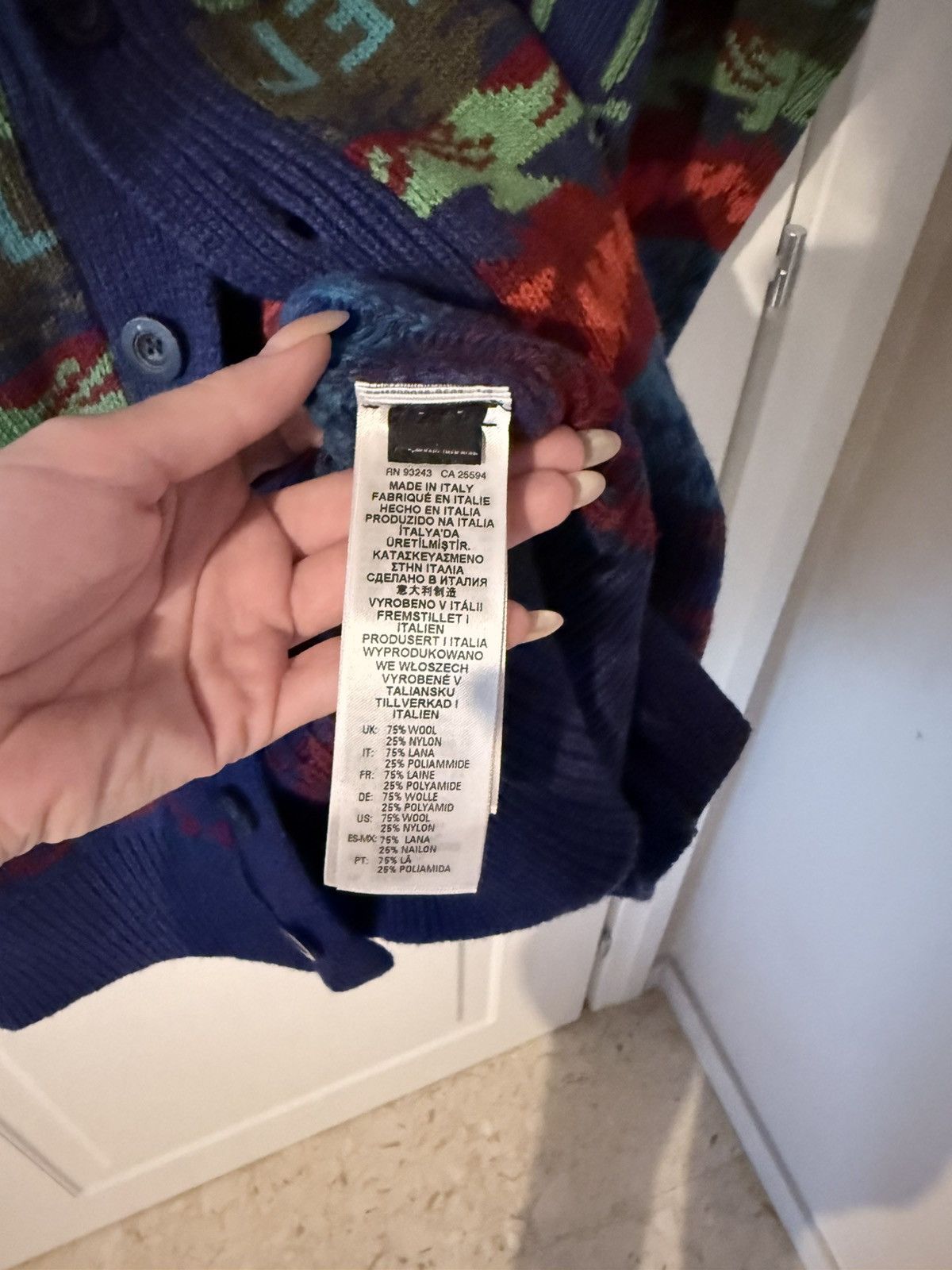 Diesel Diesel Multicolor K-Henderson Cardigan Size US S / EU 44-46 / 1 - 9 Thumbnail