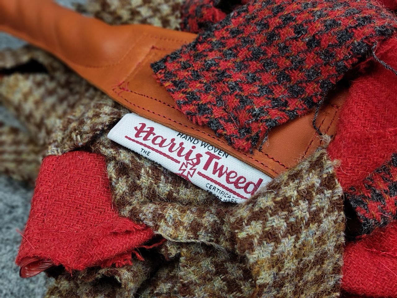Harris Tweed Vintage Handmade Harris Tweed Women's bag with one handle Size ONE SIZE - 13 Thumbnail