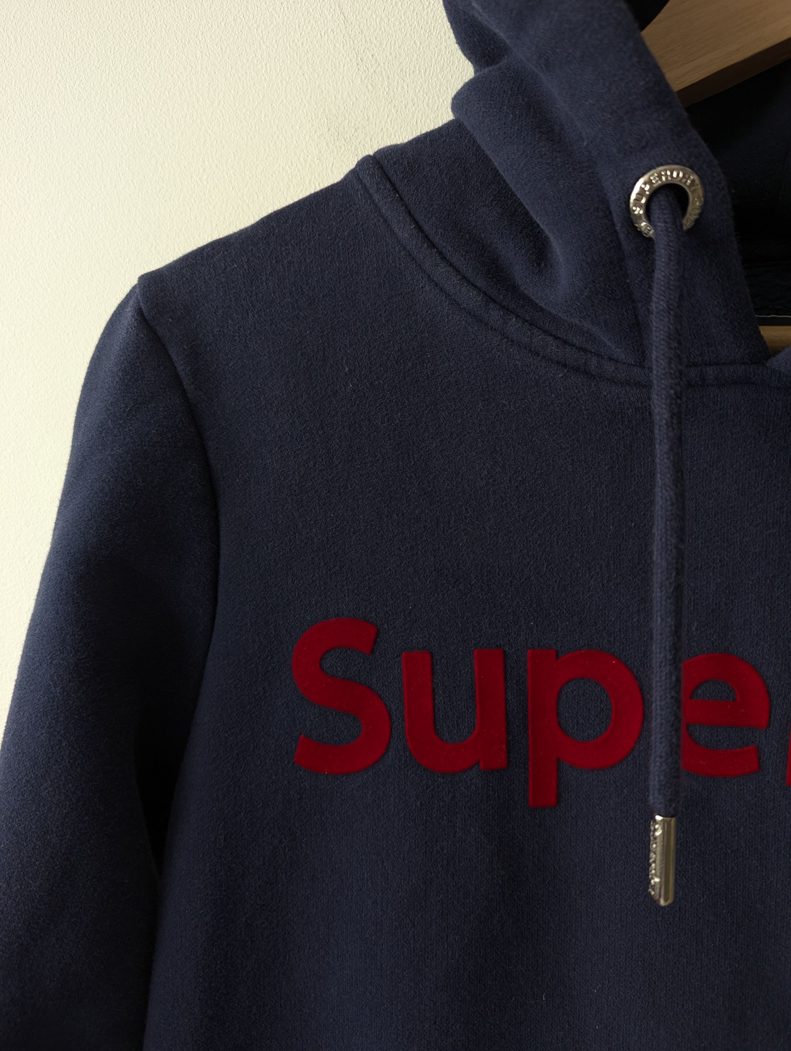 Superdry Superdry Logo Hoodie Navy Red Streetwear Skate Y2K Size M / US 6-8 / IT 42-44 - 2 Thumbnail