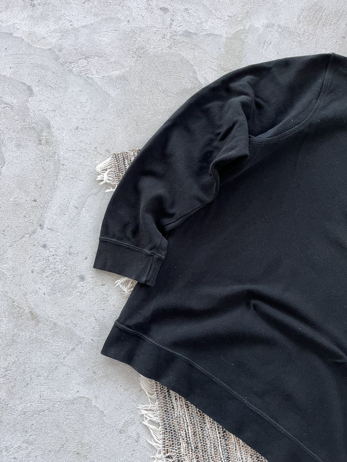 Lacoste Vintage Lacoste Black Zip Sweatshirt Avantgarde Minimalistic Size US XL / EU 56 / 4 - 2 Thumbnail