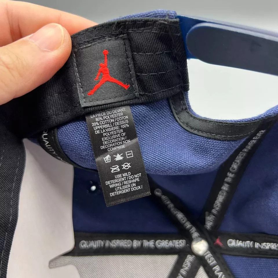 Jordan Brand Air Jordan 23 Hat Men Blue Gray Jumpman Snap Back Cap New Size ONE SIZE - 4 Thumbnail