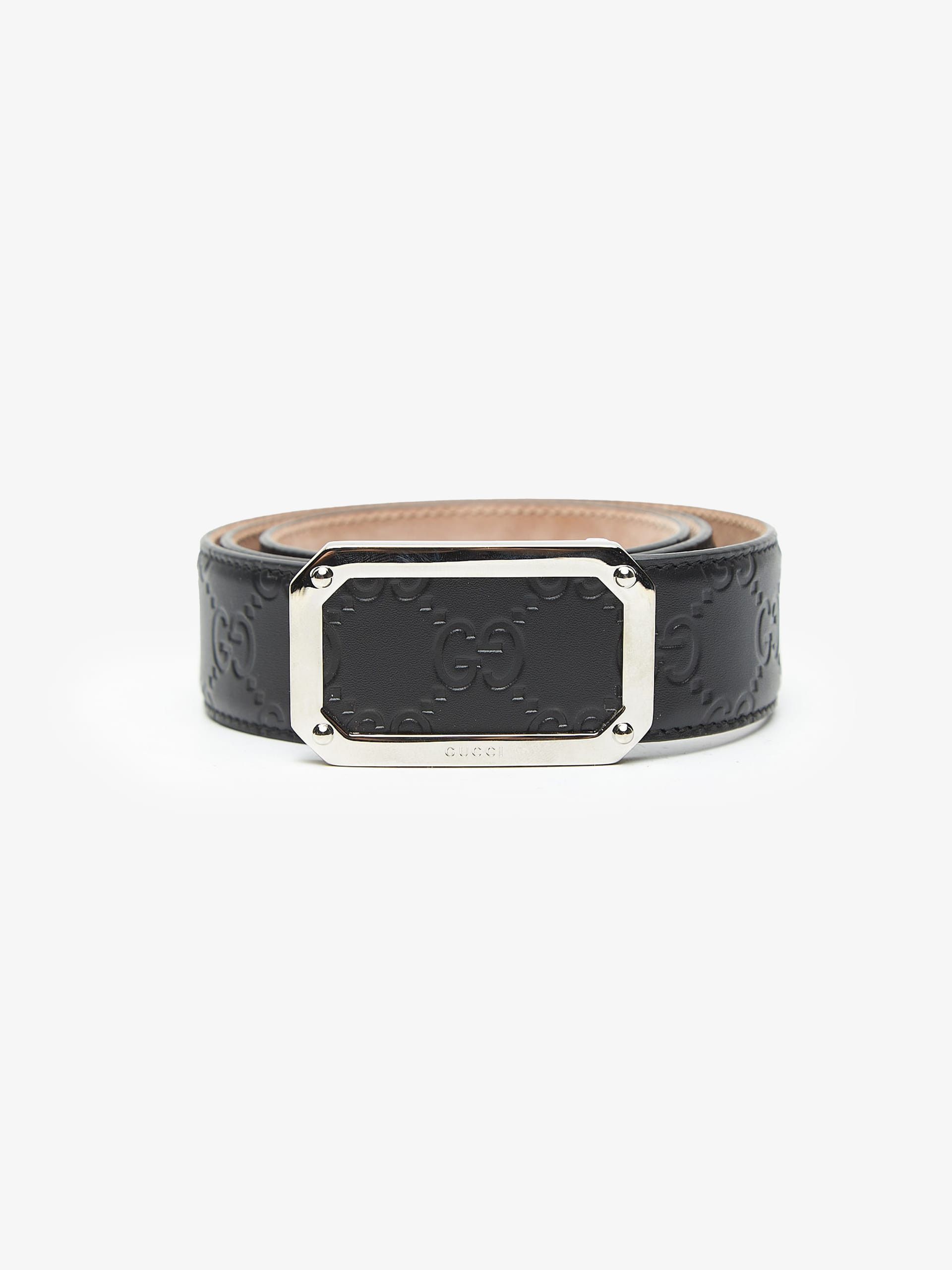 Gucci Black Multi-Logo Belt Size ONE SIZE - 1 Thumbnail