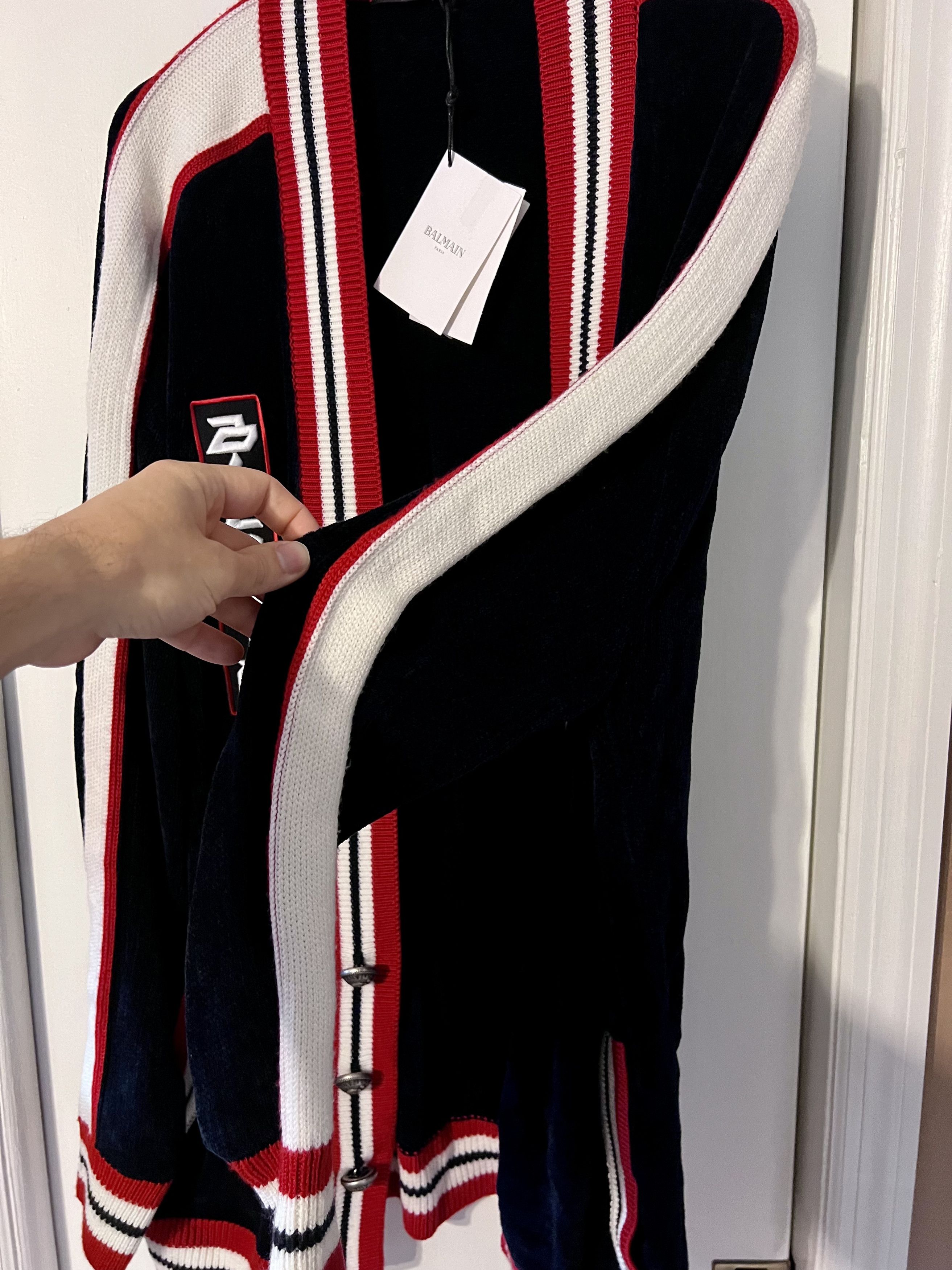 Balmain Balmain Maxi Velvet Cardigan Oversize Japanese Style Size US S / EU 44-46 / 1 - 9 Thumbnail