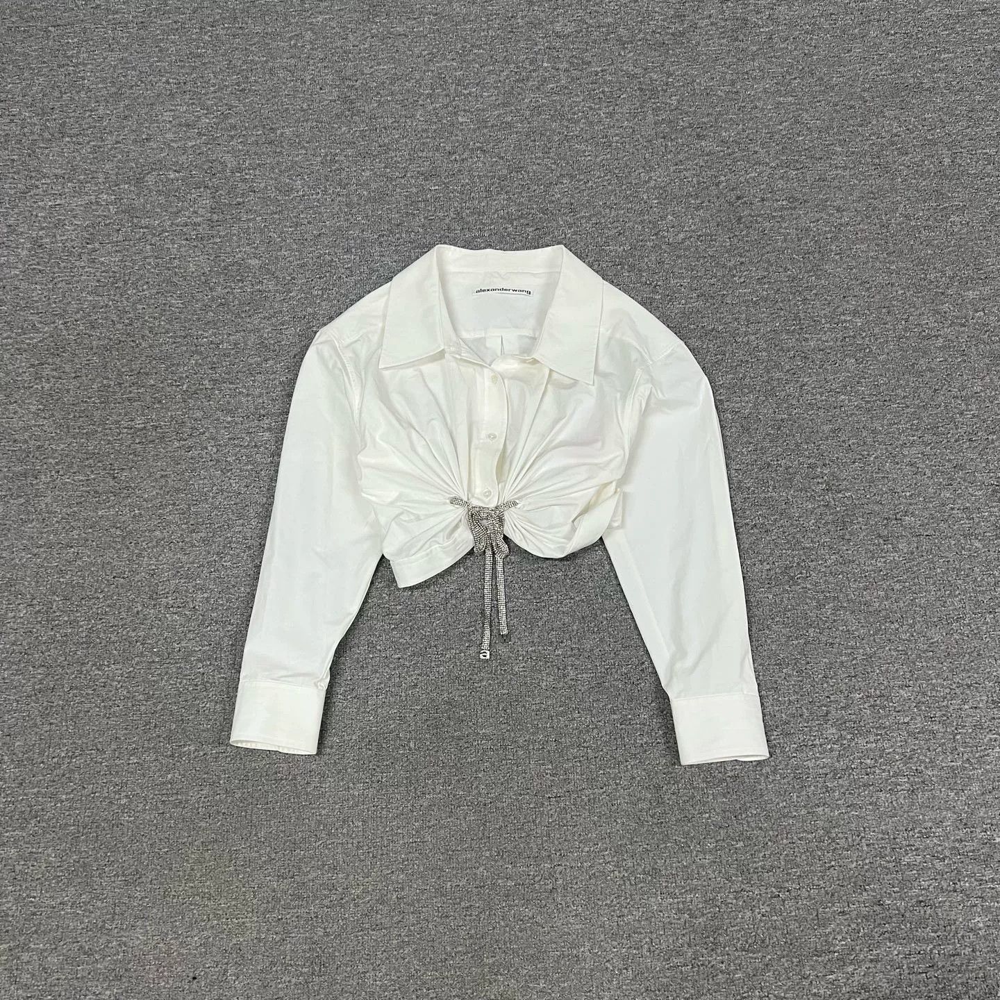 Alexander Wang Alexander Wang Rhinestone Short Shirt Size XS / US 0-2 / IT 36-38 - 1 Thumbnail