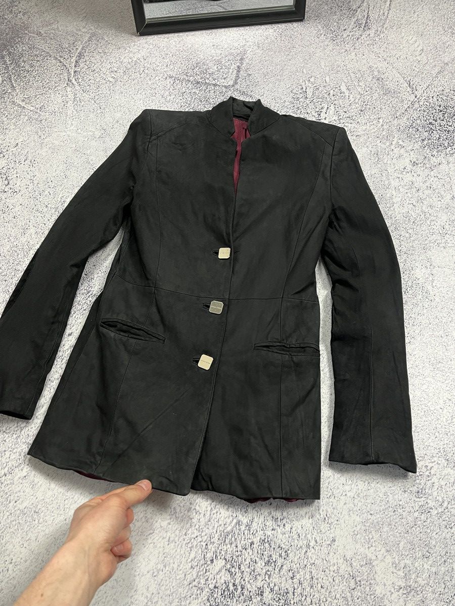Bottega Veneta Bottega Veneta Women’s Blazer Black Leather Jacket Rare Size M / US 6-8 / IT 42-44 - 8 Thumbnail