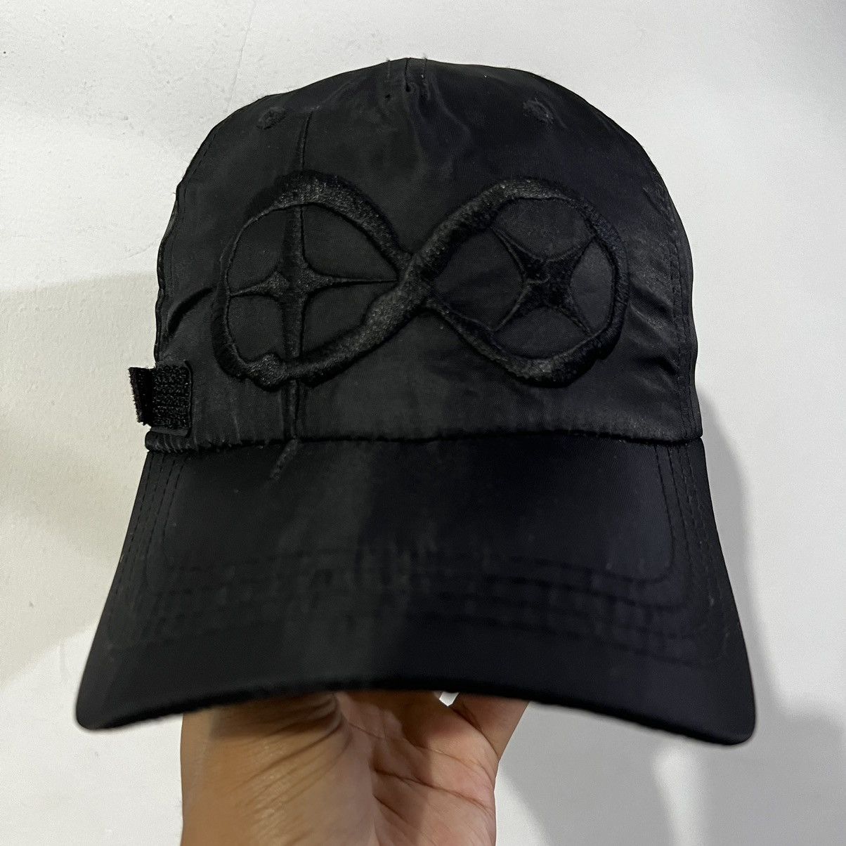 If Six Was Nine Pluseig8tx Pluseightx Plus Eight X Pierrot Black Satin Cap Size ONE SIZE - 3 Thumbnail