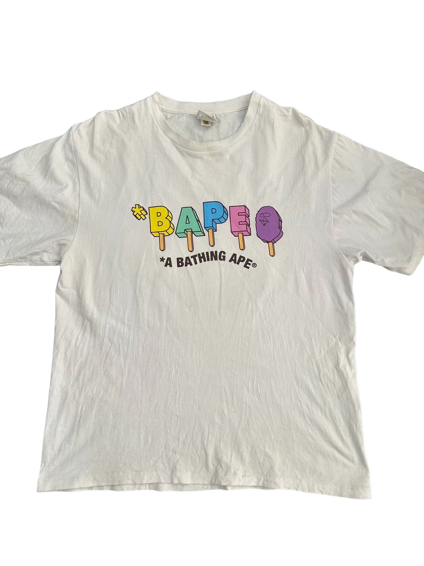 Bape BAPE Popsicle Graphic T-Shirt XXL Size US XXL / EU 58 / 5 - 1 Thumbnail