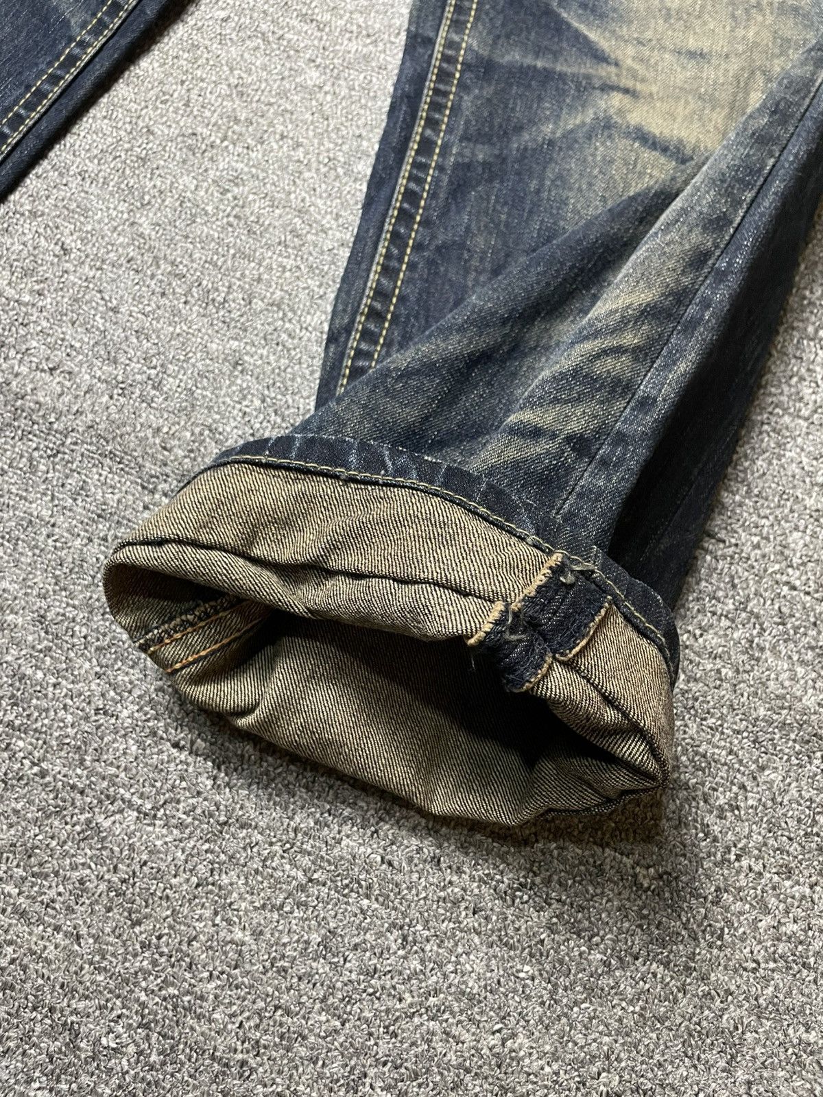 Japanese Brand × Vintage LOLITA JEANS Owl Rusty Blue Distressed Denim (92) Size US 32 / EU 48 - 22 Thumbnail