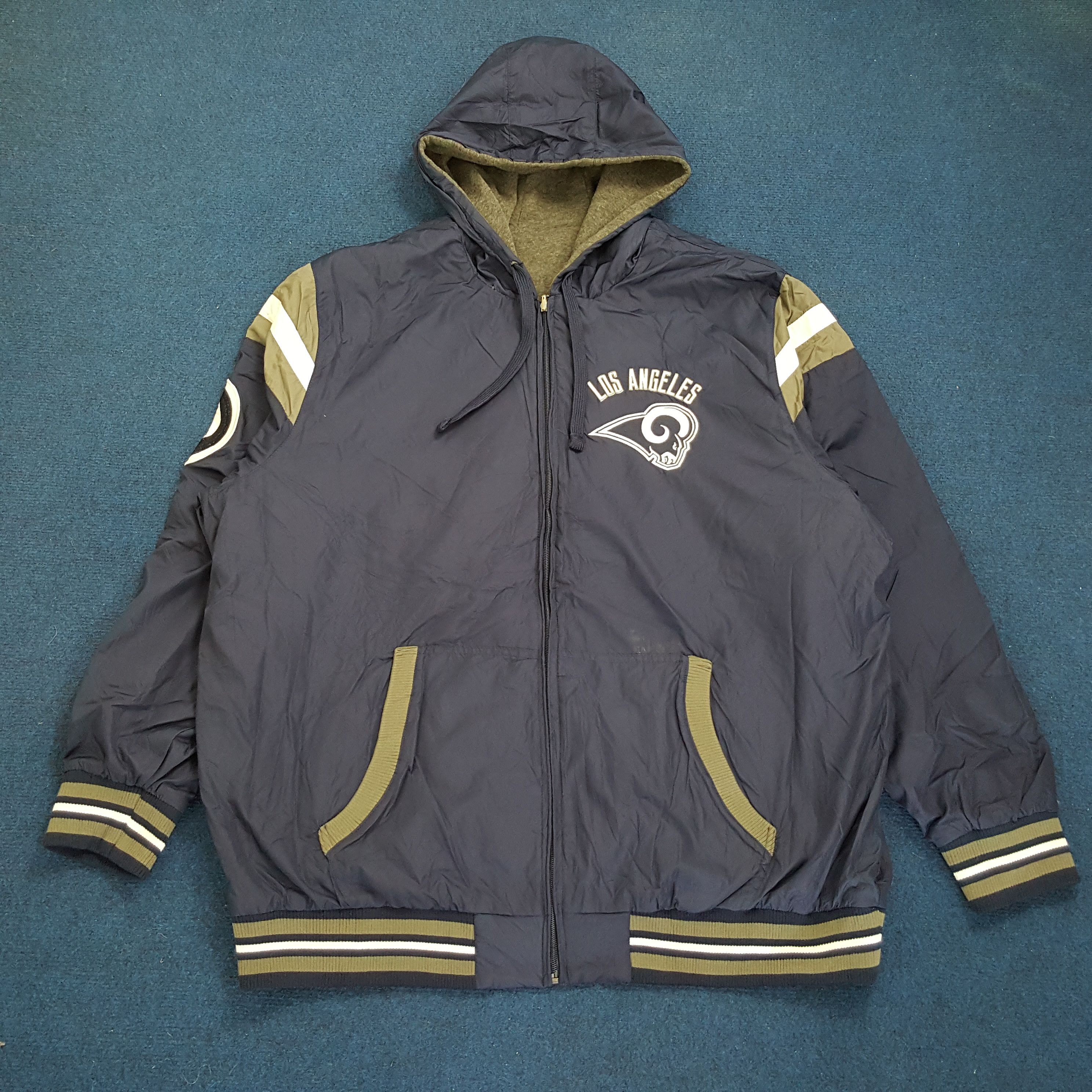 NFL × Vintage Vintage NFL Los Angles Rams Football Team Reversible Hoodies Size US XXL / EU 58 / 5 - 1 Thumbnail