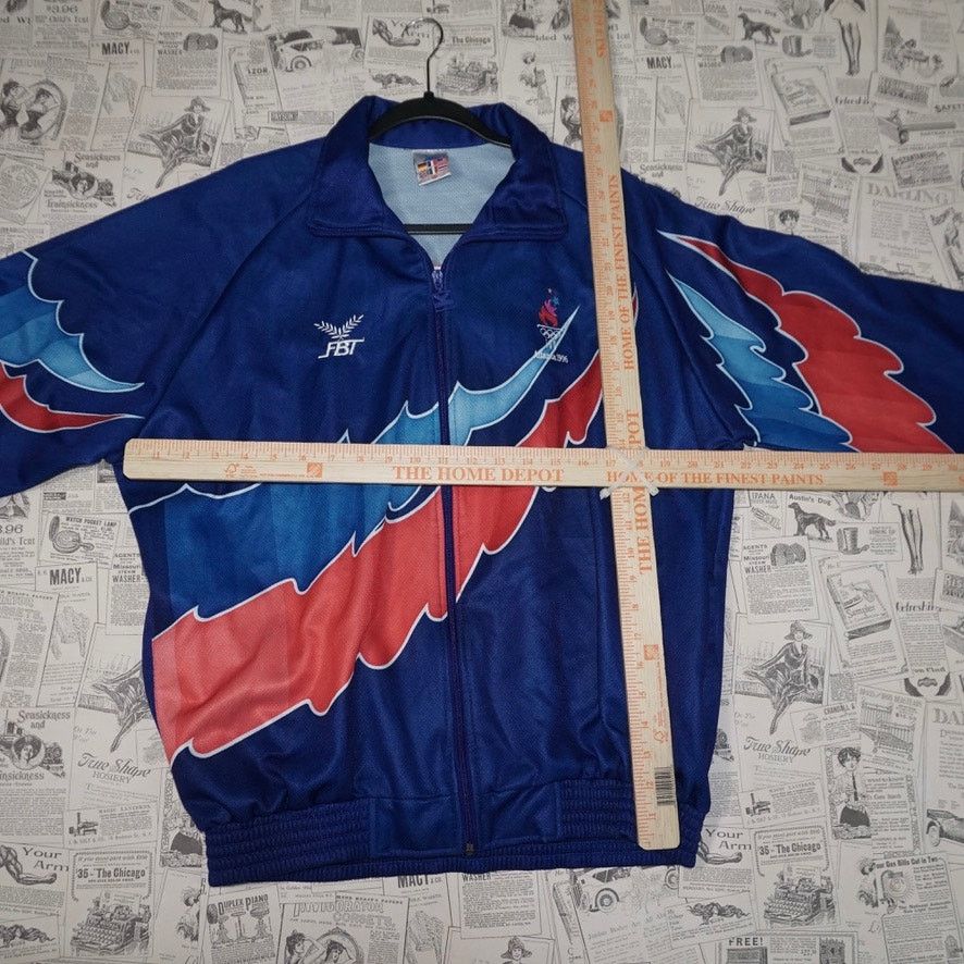 Vintage XL -Vintage Y2K Atlanta 1996 embroider Thailand track jacket Size US XL / EU 56 / 4 - 4 Thumbnail