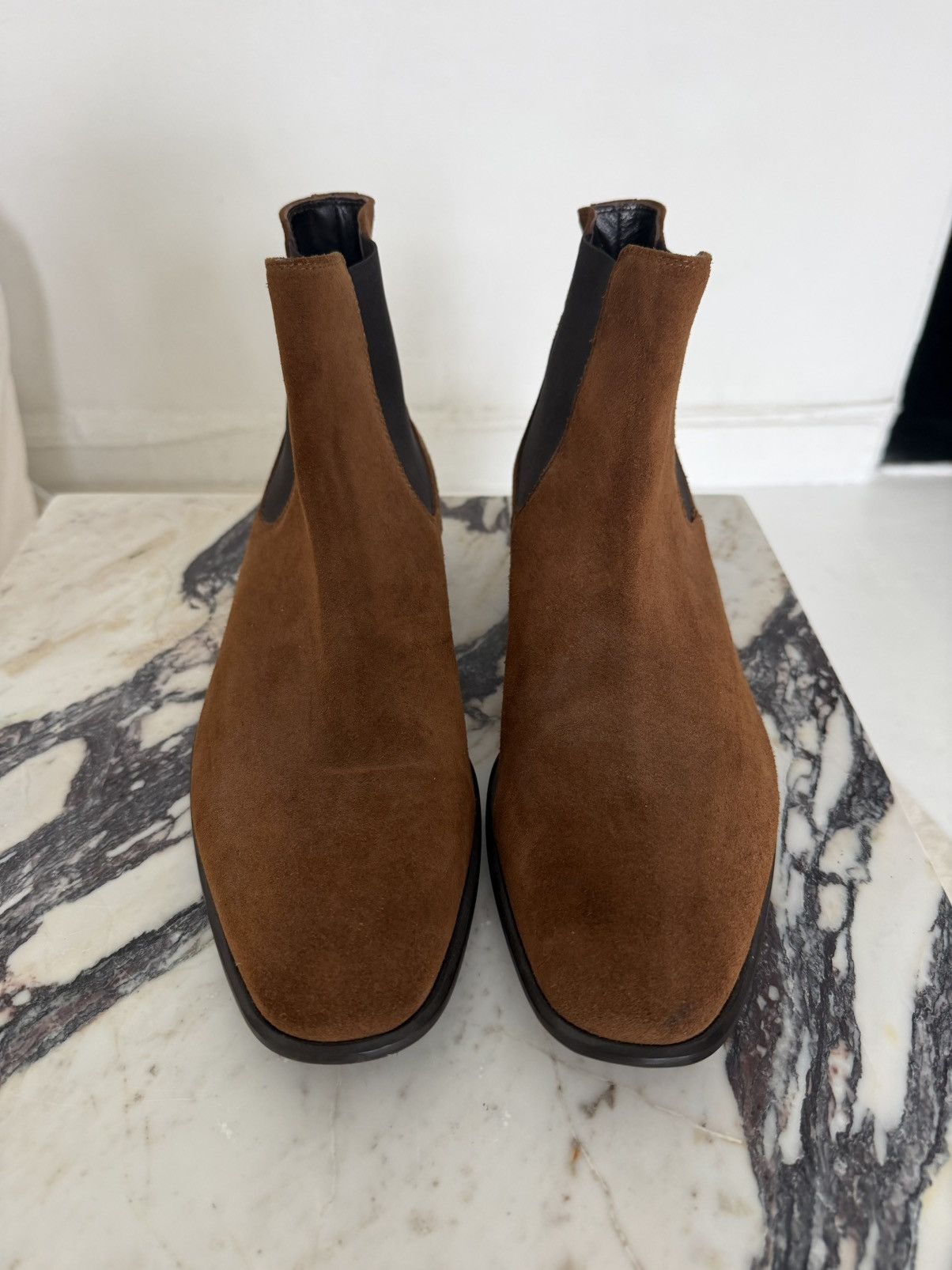 Roberto Cavalli Suede Chelsea Boots Size US 11.5 / EU 44-45 - 4 Thumbnail