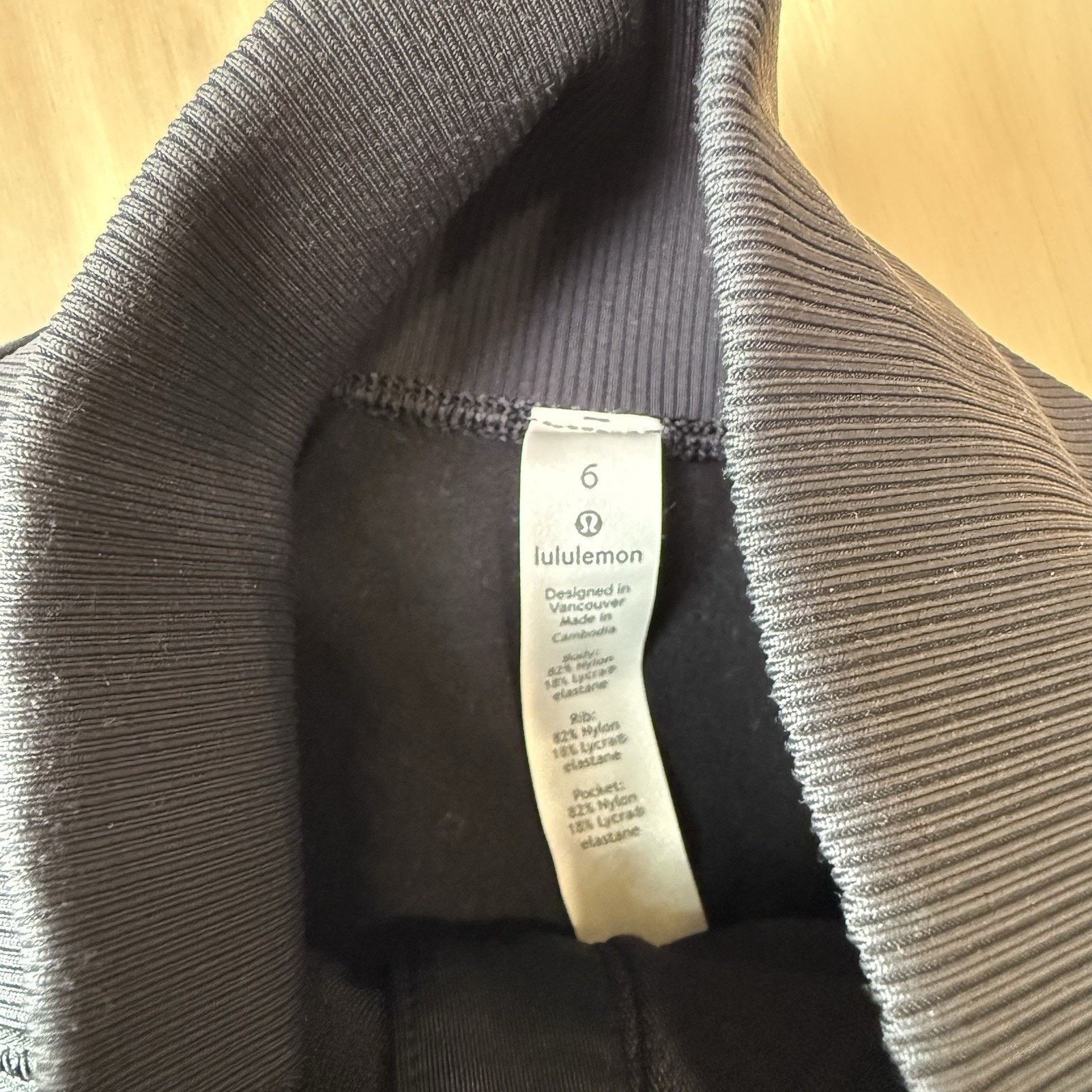 Lululemon Lululemon InStill Jacket 6 Black 1/2 Zip Define Workout Size M / US 6-8 / IT 42-44 - 7 Thumbnail
