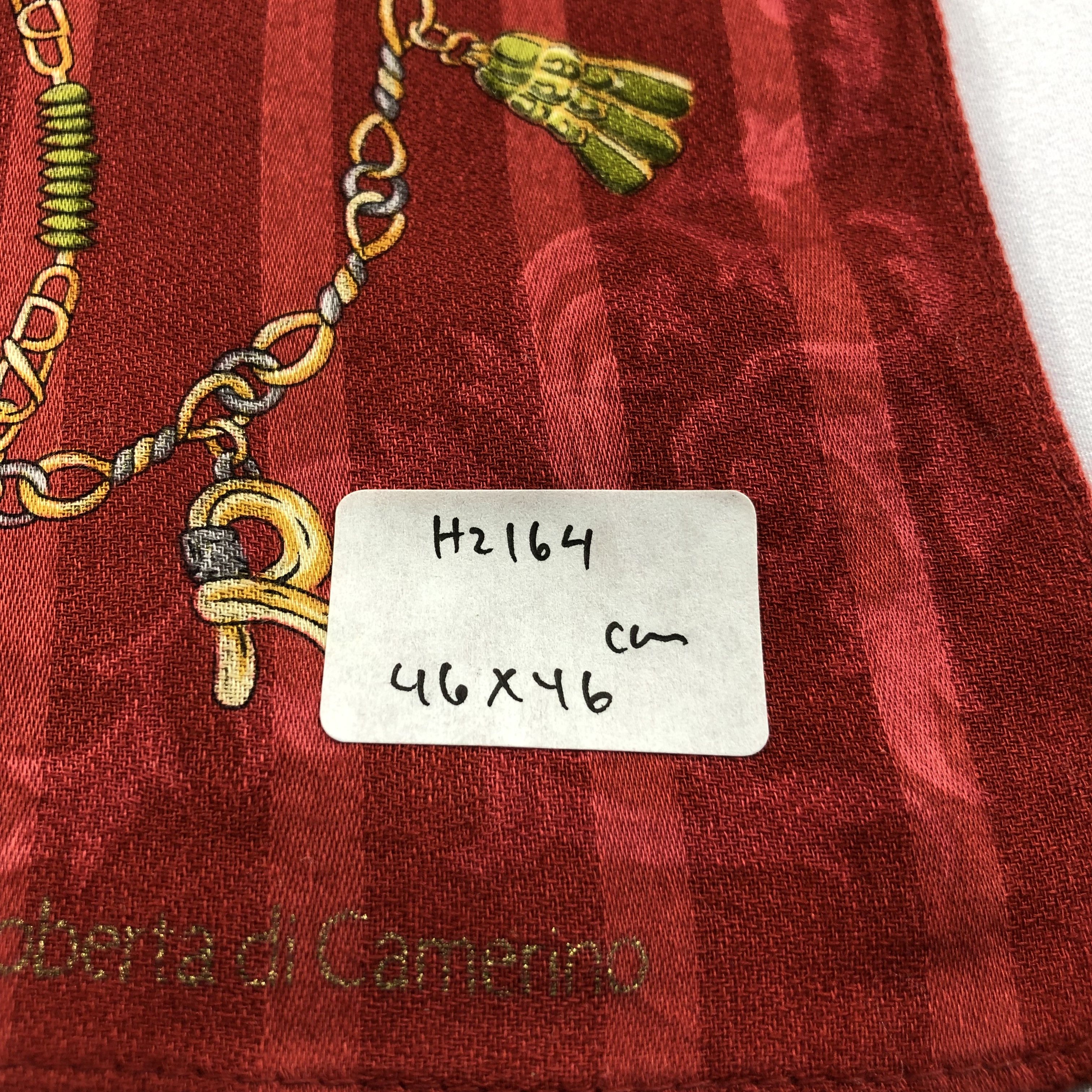 Roberta di Camerino × Vintage Roberta di Camerino Handkerchief Neckerchief Bandana H2164 Size ONE SIZE - 5 Thumbnail