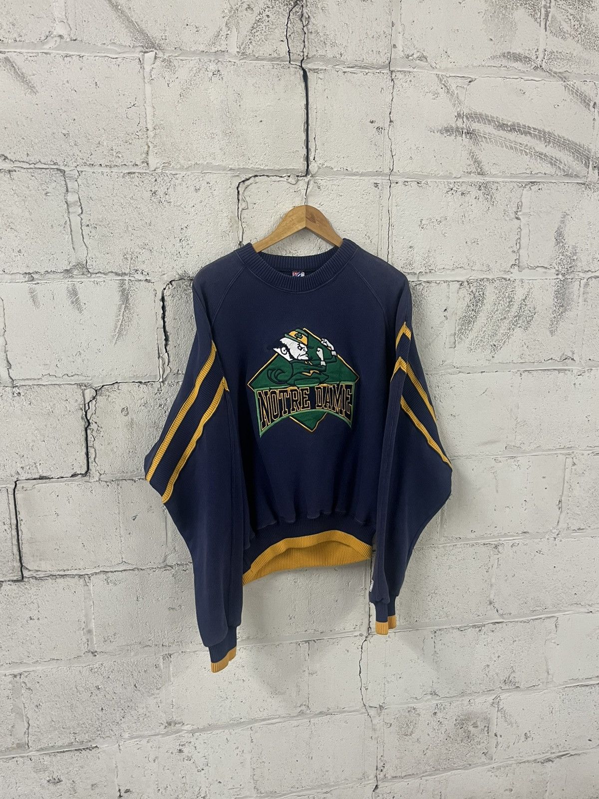 The Game Notre dame vintage 90s boxy fit sweatshirt sports rare Size US XL / EU 56 / 4 - 2 Thumbnail