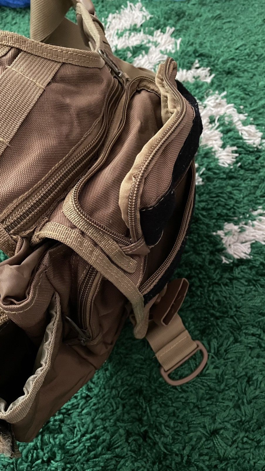 Vintage Multi functional tactical messenger bag shoulder side Size ONE SIZE - 3 Thumbnail