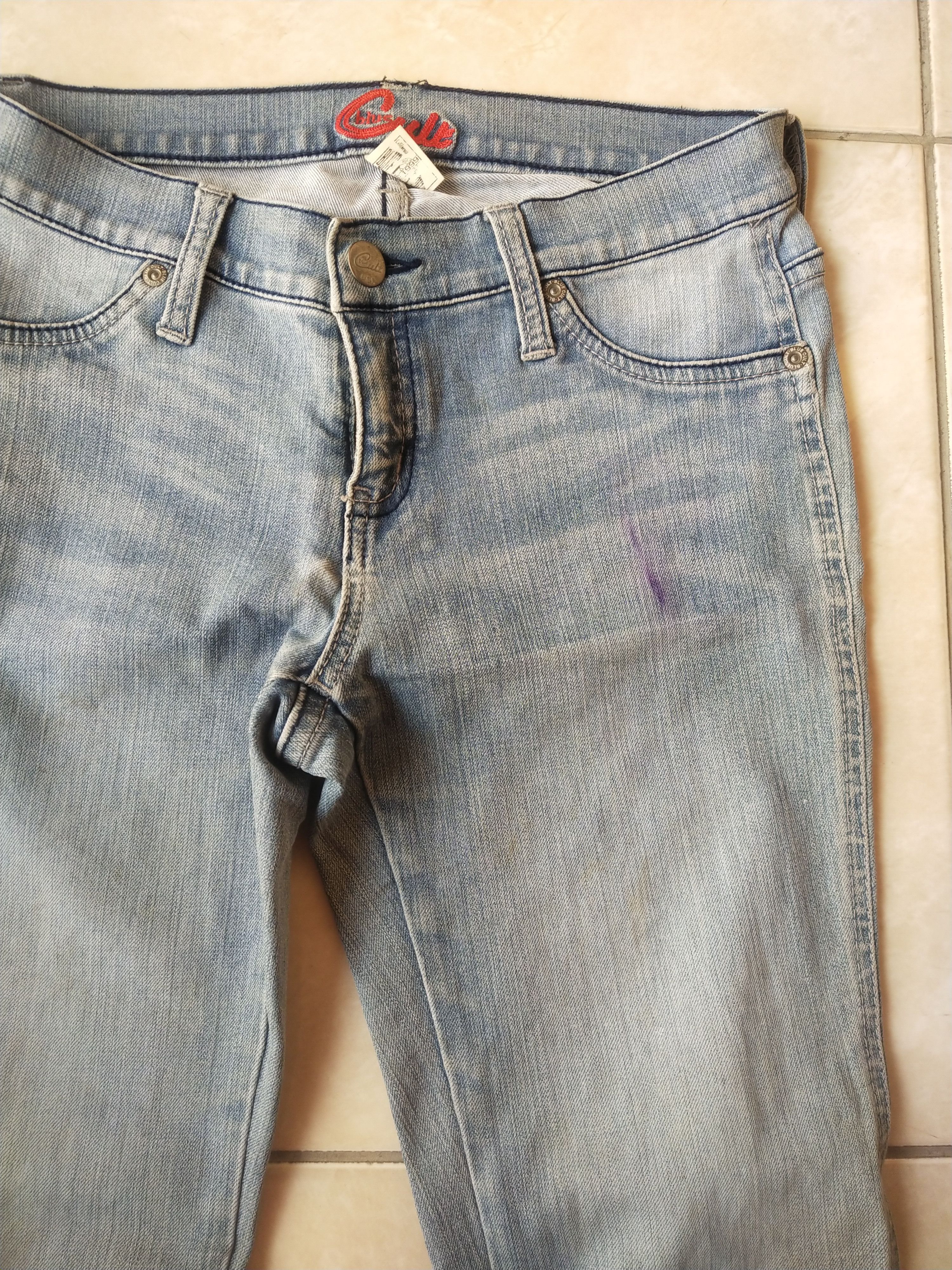 Hysteric Glamour Blue Cult Y2K Bootcut Jeans – Japan Market Rare Denim Size 31" - 5 Thumbnail