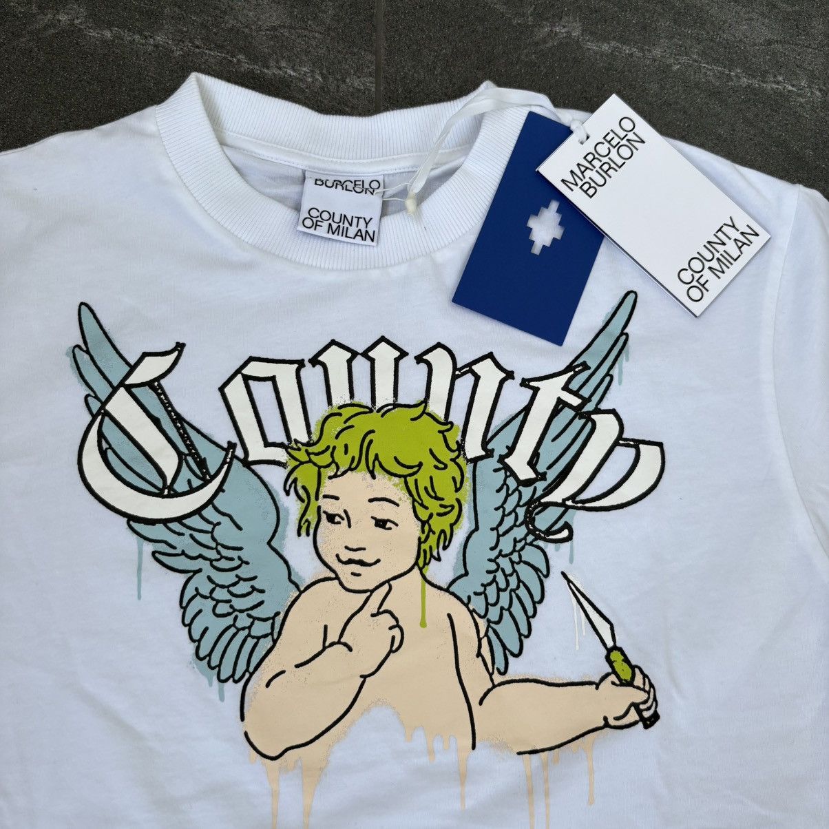 Marcelo Burlon Marcelo Burlon County of Milan County Angel t-shirt Size US M / EU 48-50 / 2 - 5 Thumbnail