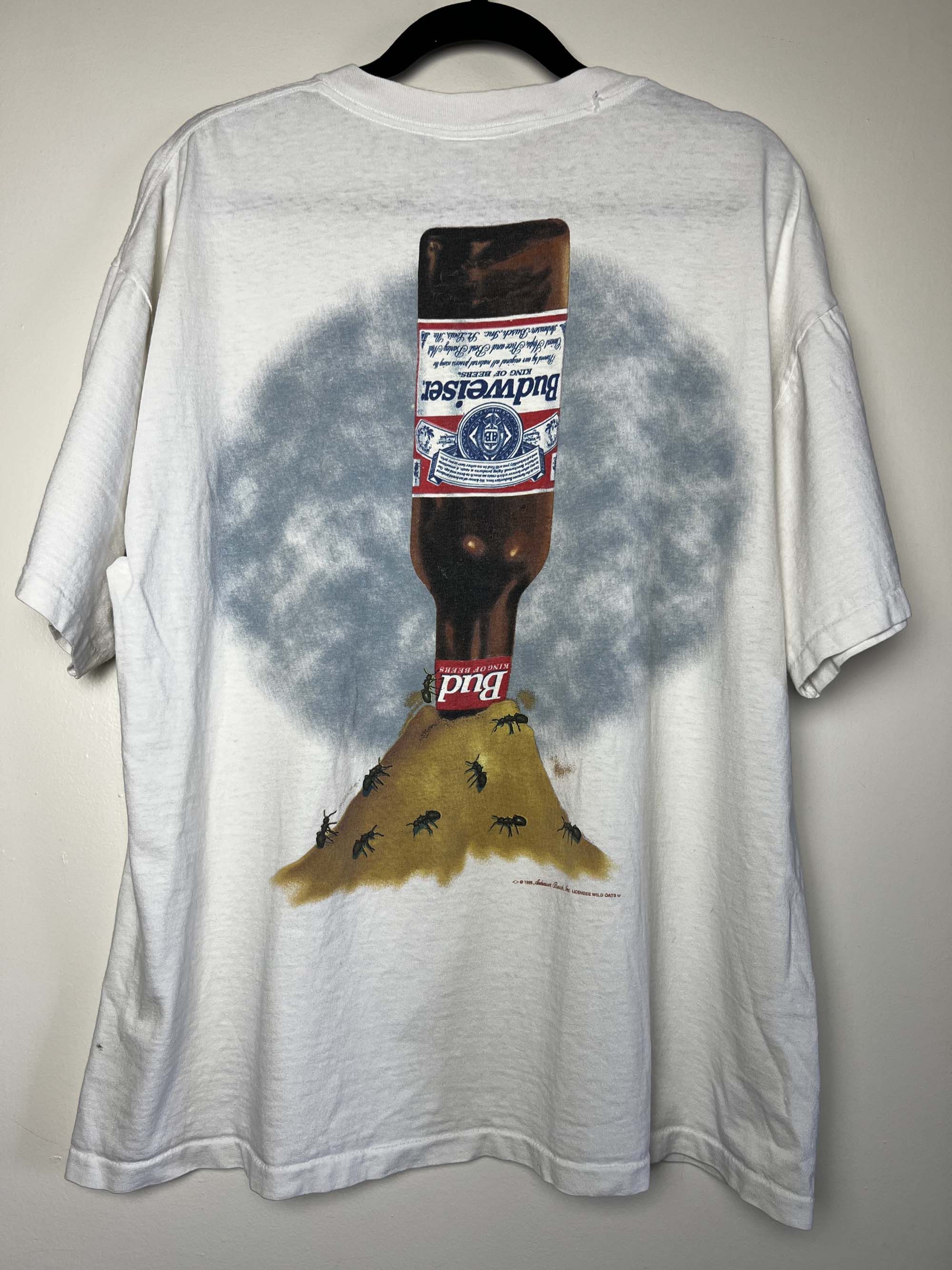 Budweiser Vintage 1995 Wild Oats Budweiser T-Shirt Size US XL / EU 56 / 4 - 9 Thumbnail
