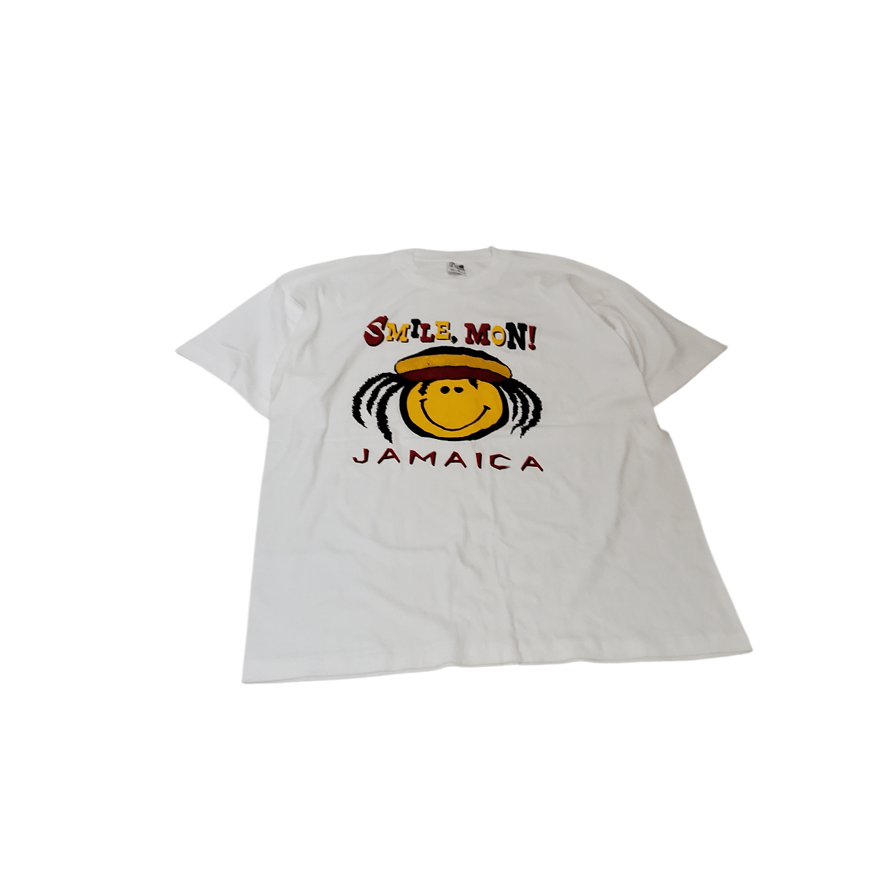 Vintage 90s Jamaica "Smile Mon" T-Shirt Size US L / EU 52-54 / 3 - 1 Thumbnail
