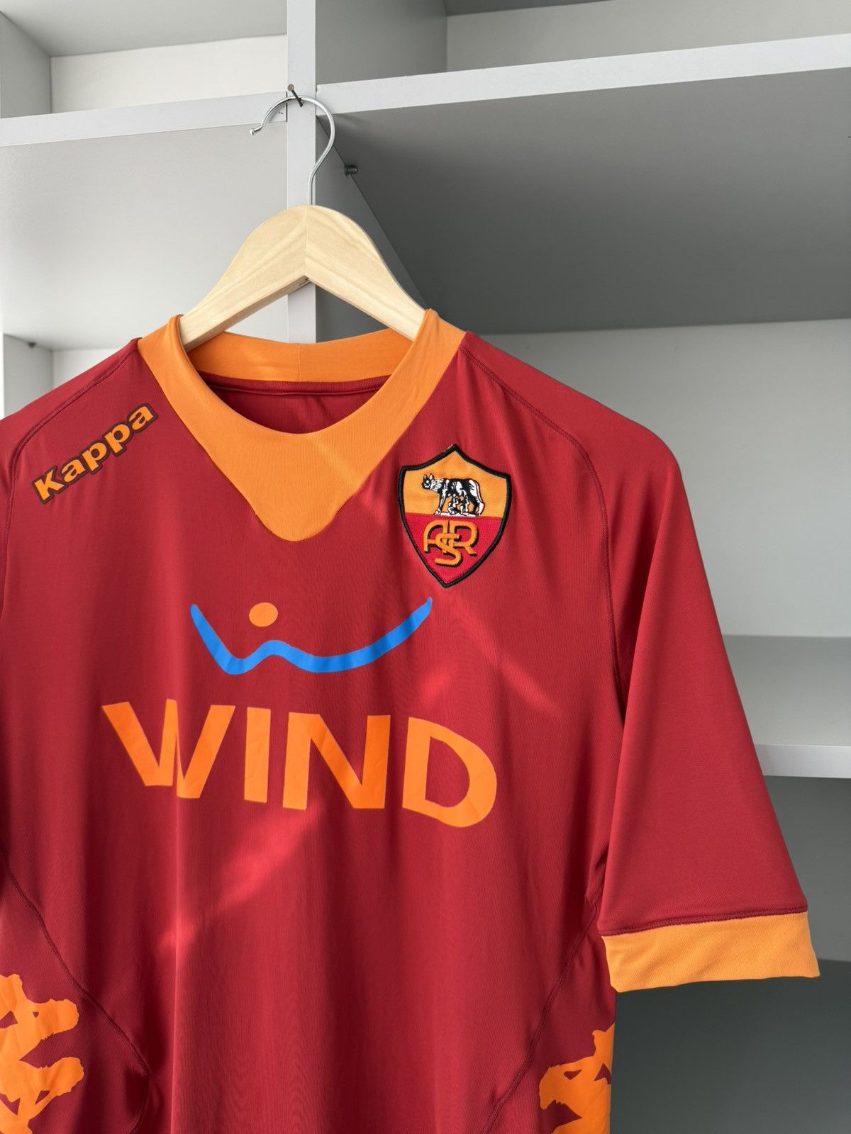 Kappa Kappa AS Roma Italy Tim 2011 2012 Home Jersey Size US M / EU 48-50 / 2 - 4 Thumbnail