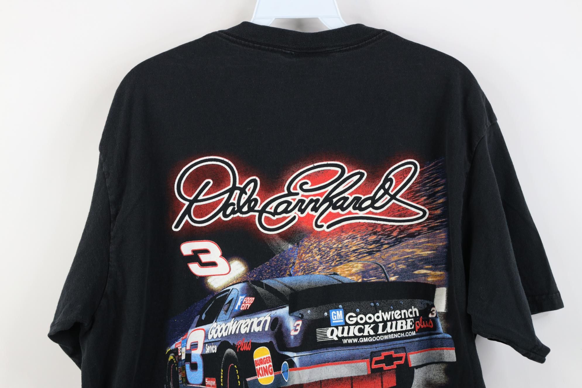 Vintage Vintage 90s Nascar Earnhardt Racing Night Train T-Shirt USA Size US L / EU 52-54 / 3 - 14 Thumbnail
