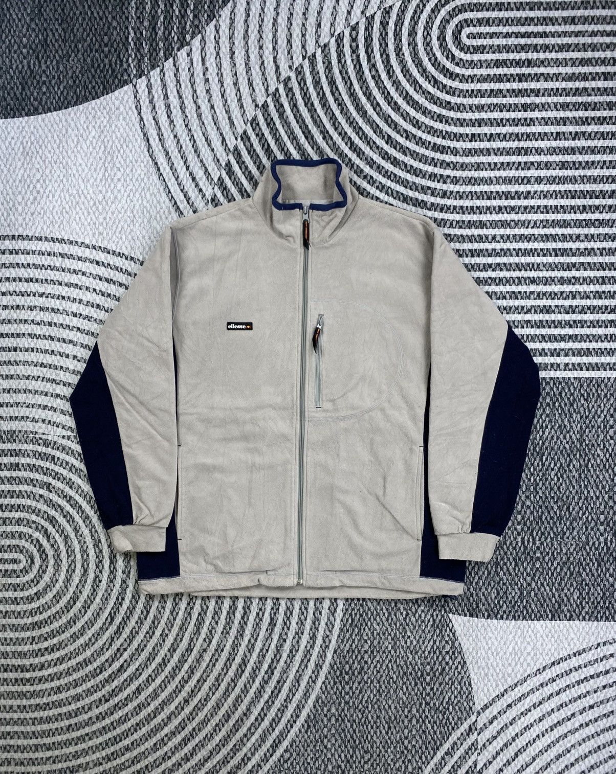 Ellesse Vintage Ellesse Small Logo Fleece Zipper Sweater Size US L / EU 52-54 / 3 - 1 Thumbnail