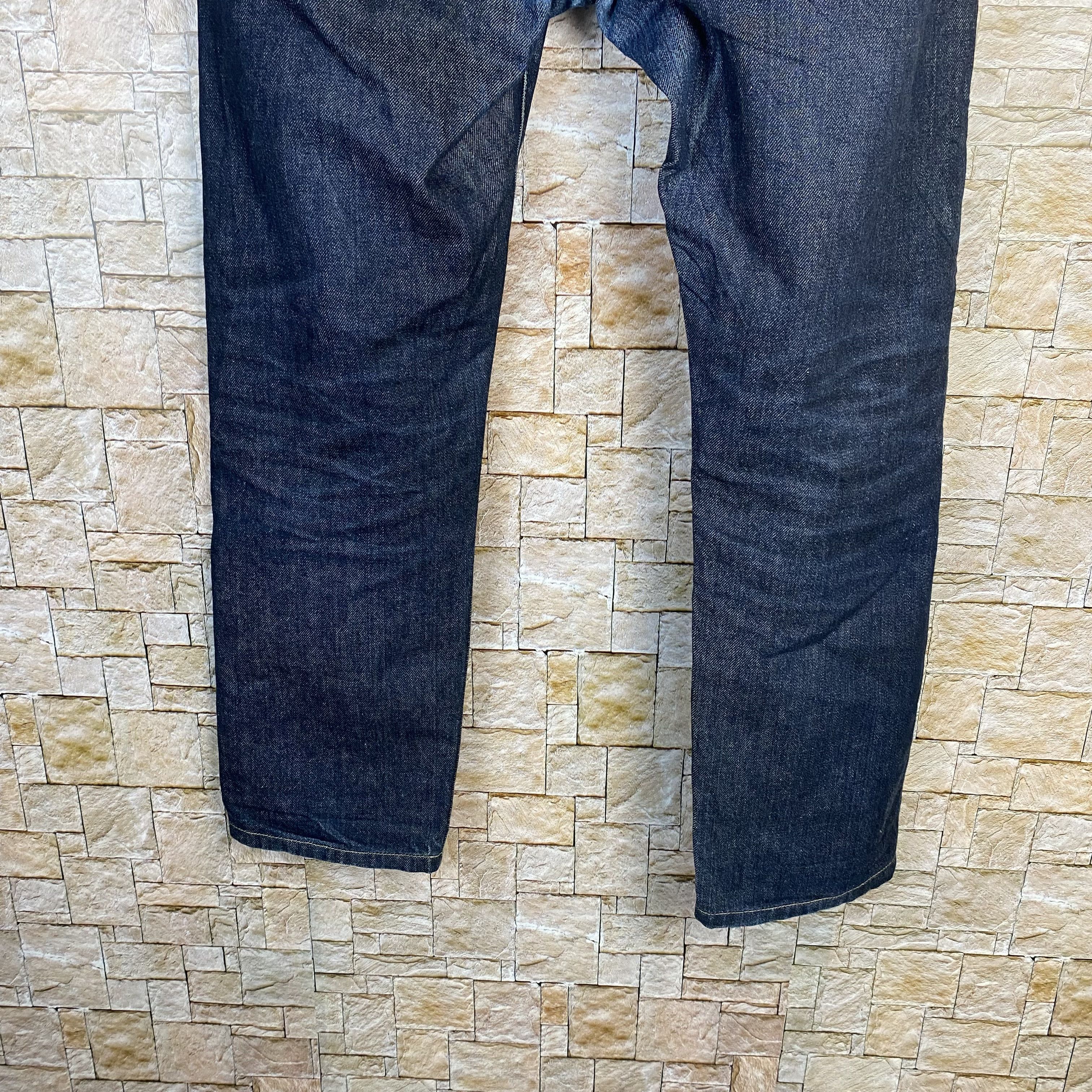 Japanese Brand Uniqlo blue selvedge vintage Denim Pants #7567 Size US 31 - 14 Thumbnail
